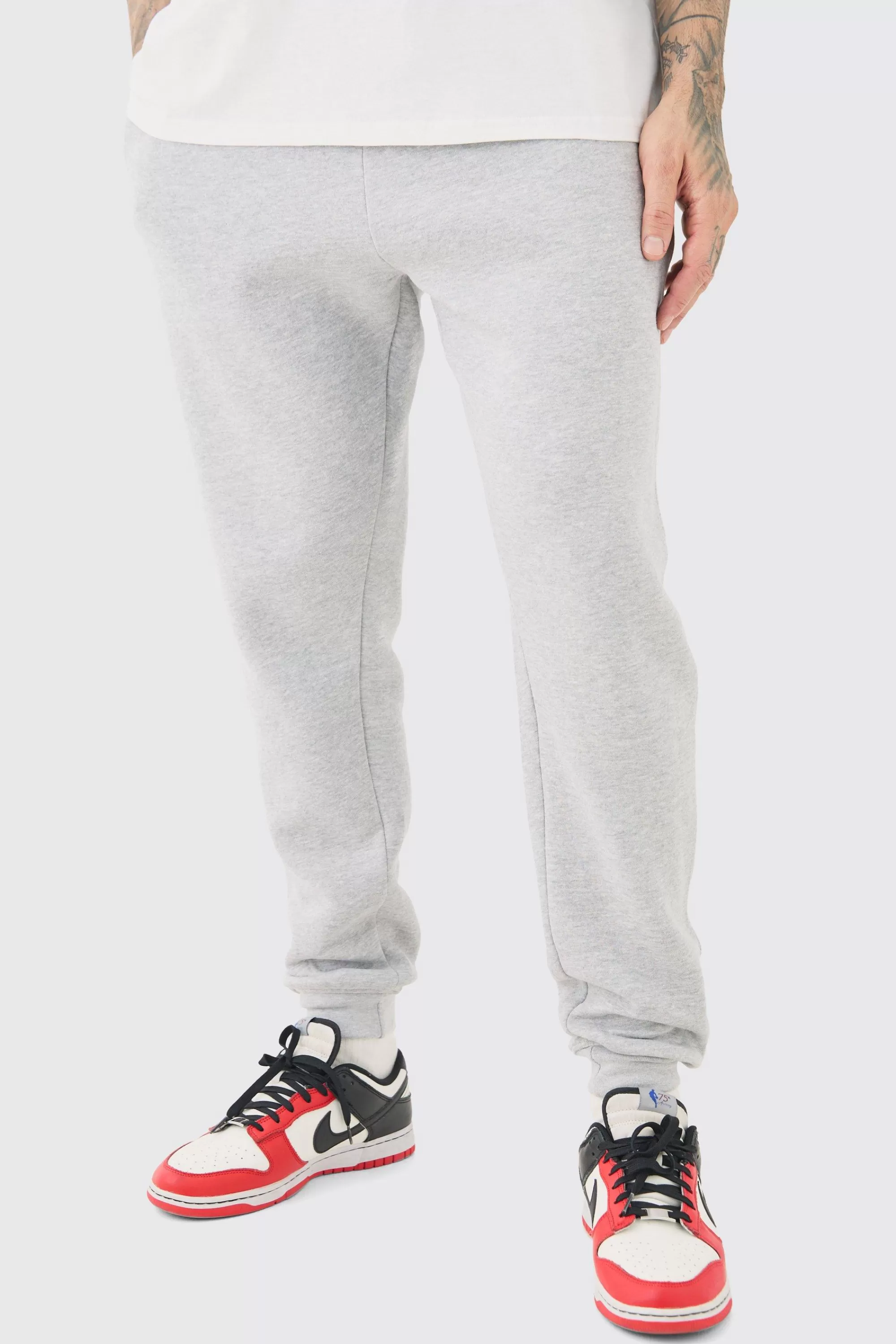 boohooMAN Tall Basic Skinny Fit Jogger In | UK