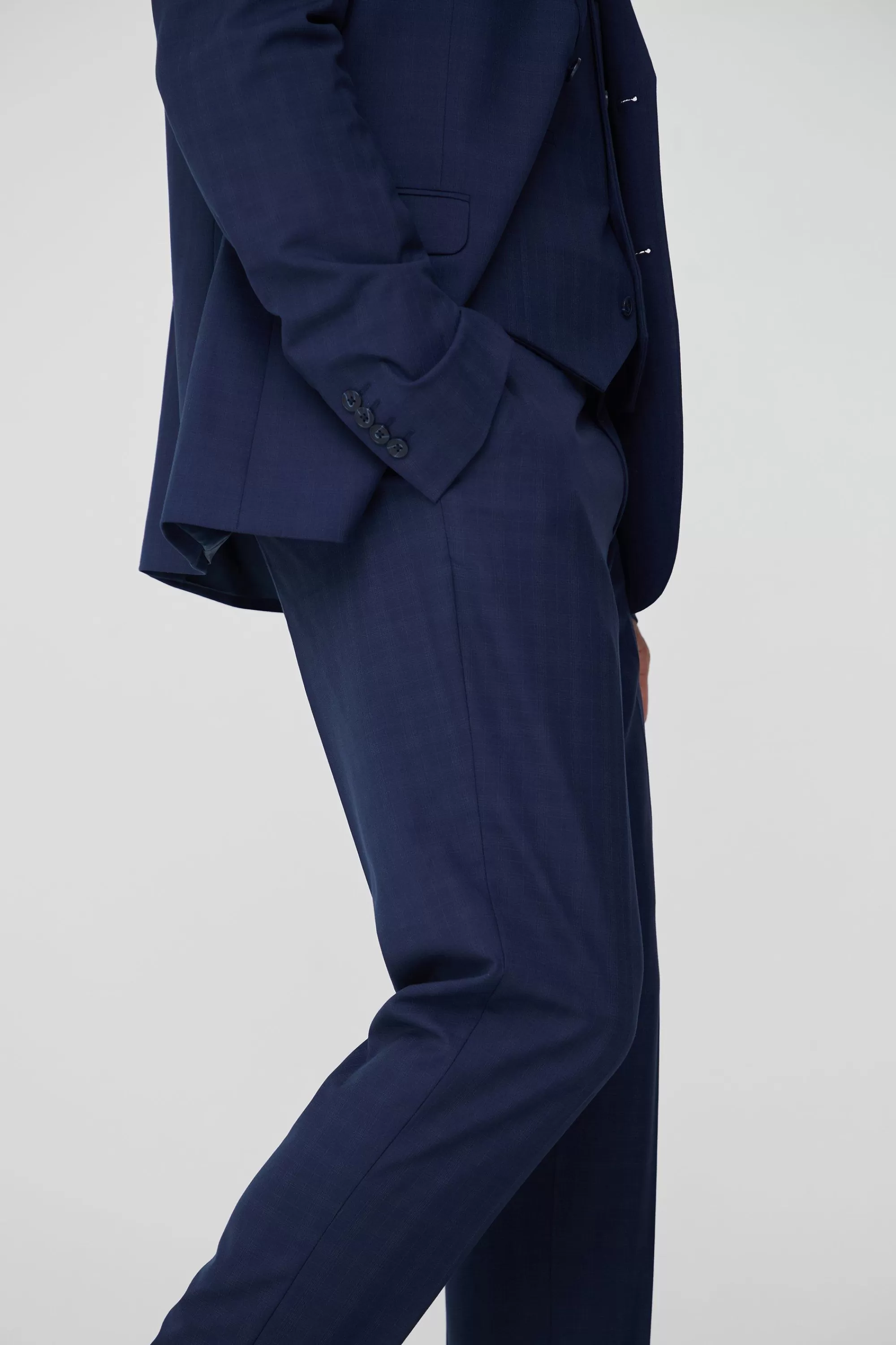 boohooMAN Tall Check Slim Fit Suit Trouser | UK