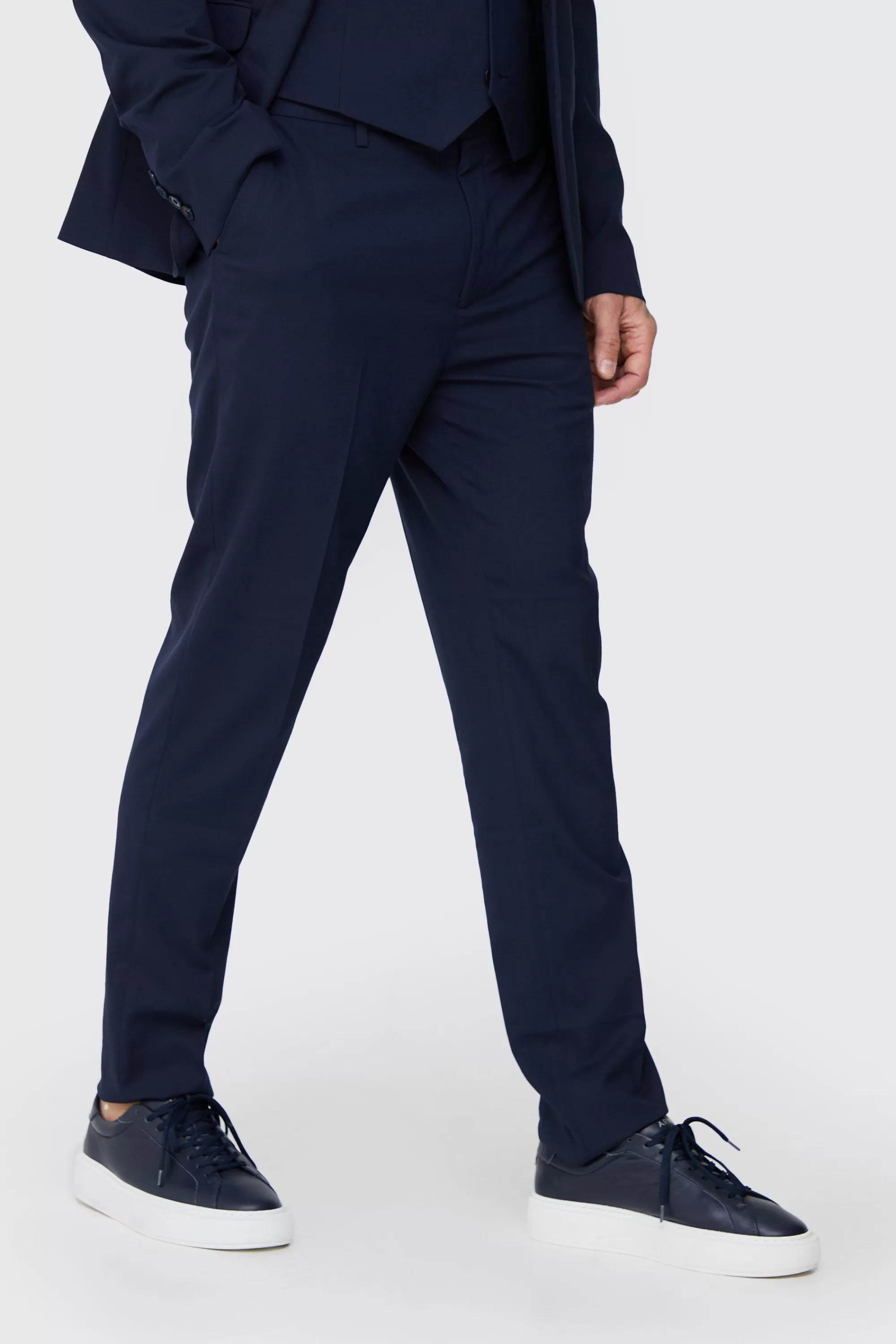 boohooMAN Tall Essential Slim Fit Suit Trouser In | UK