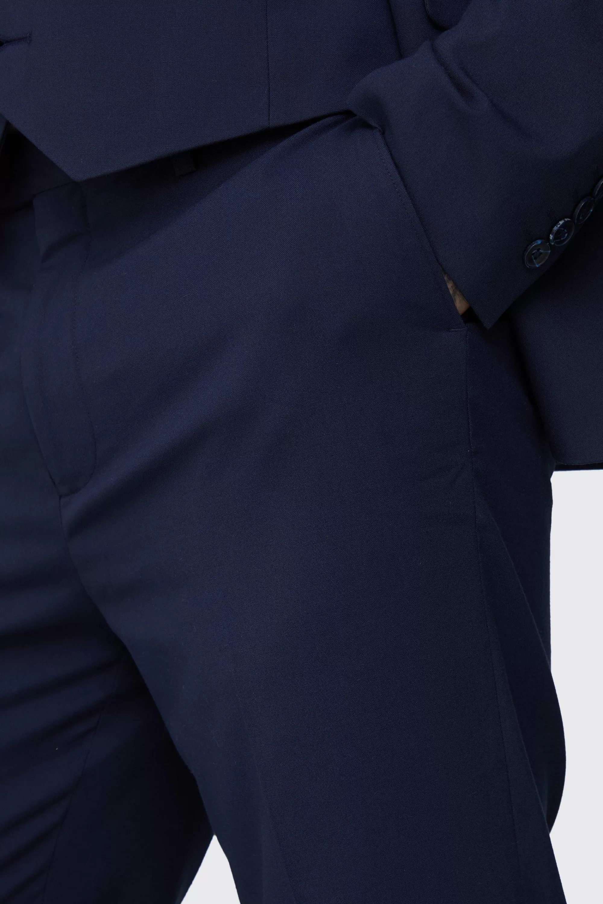 boohooMAN Tall Essential Slim Fit Suit Trouser In | UK