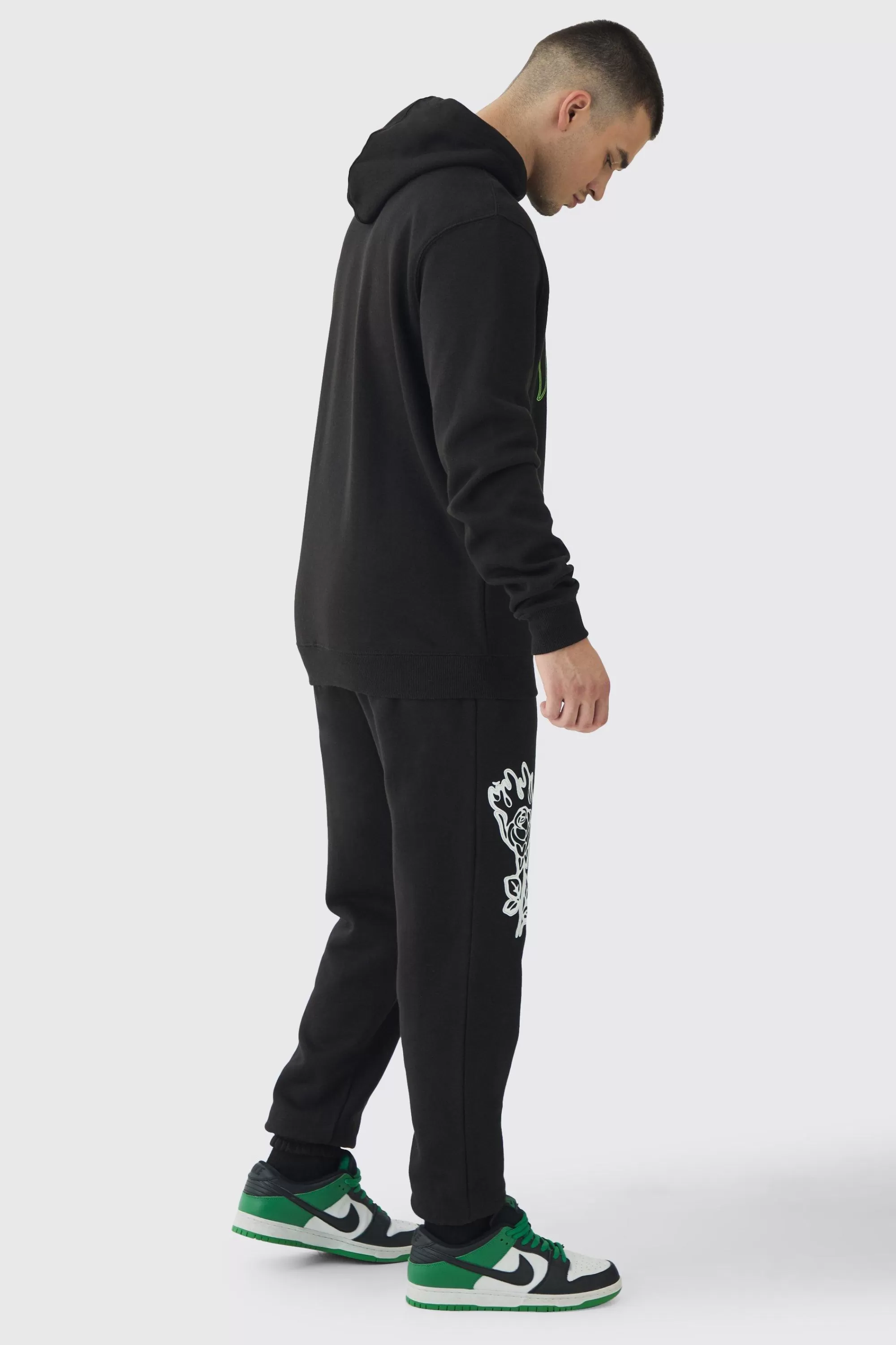 boohooMAN Tall Homme 13 Varsity Tracksuit | UK