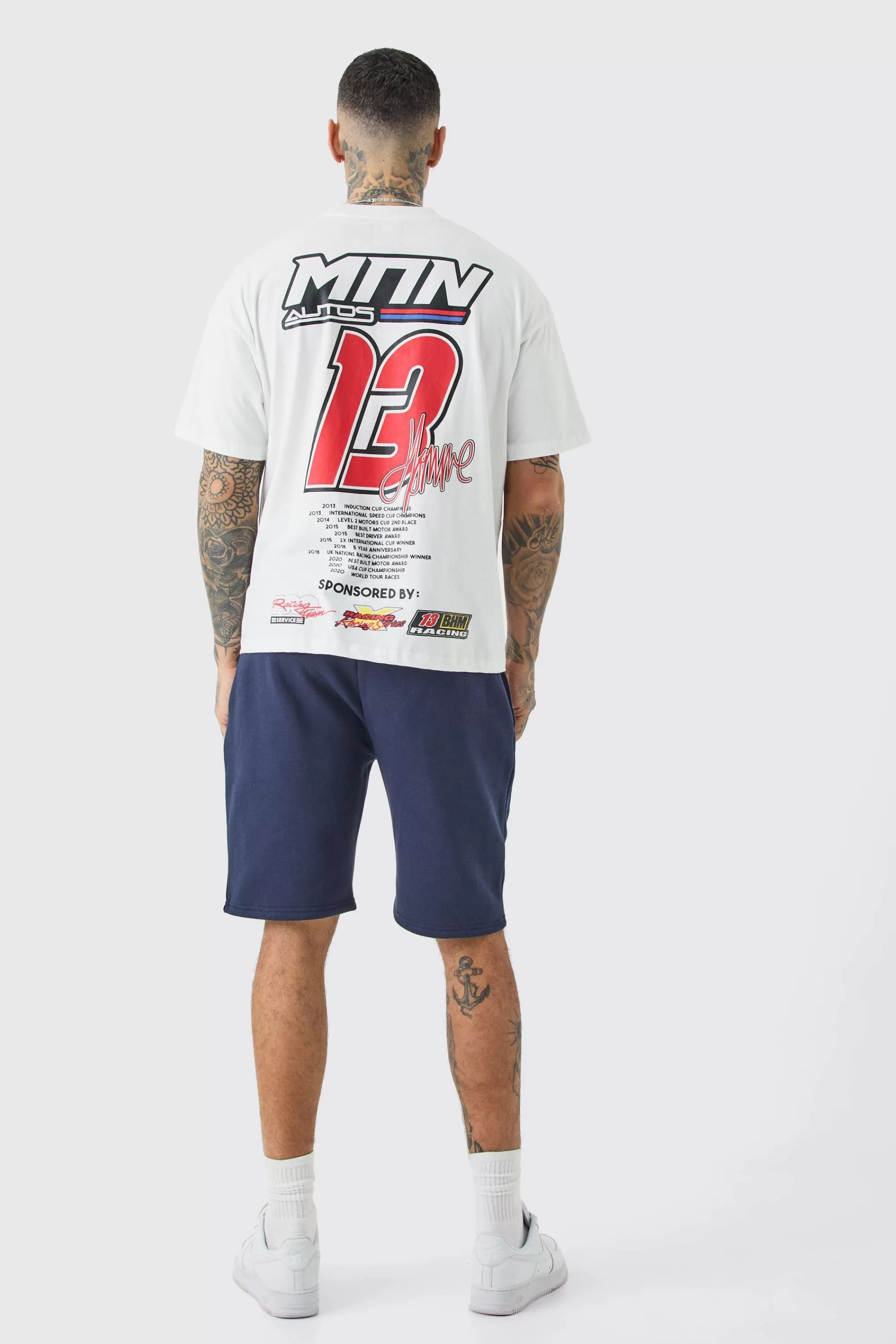 boohooMAN Tall Loose Fit Jersey Short | UK