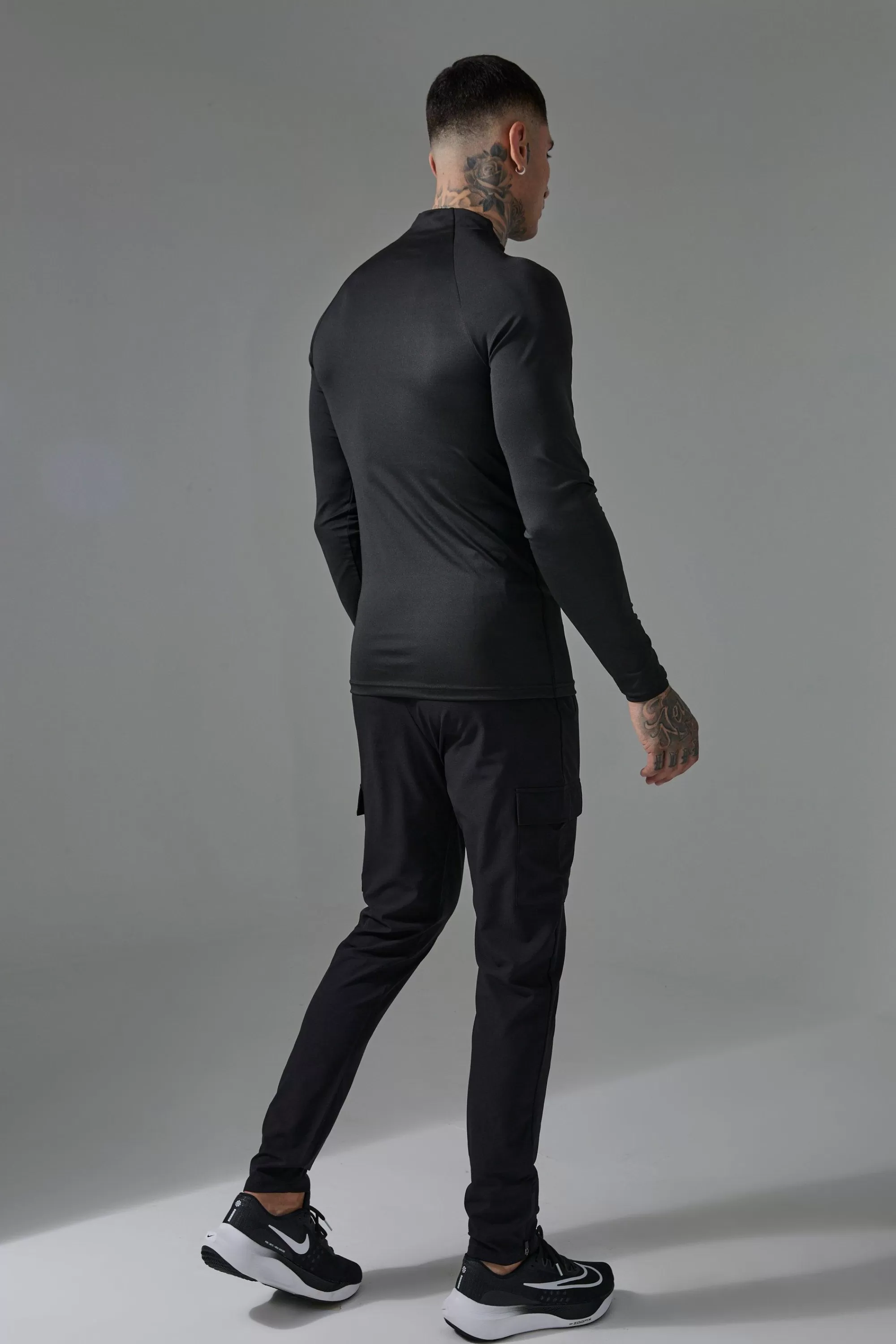 boohooMAN Tall Man Active Training Dept Performance Tracksuit | UK