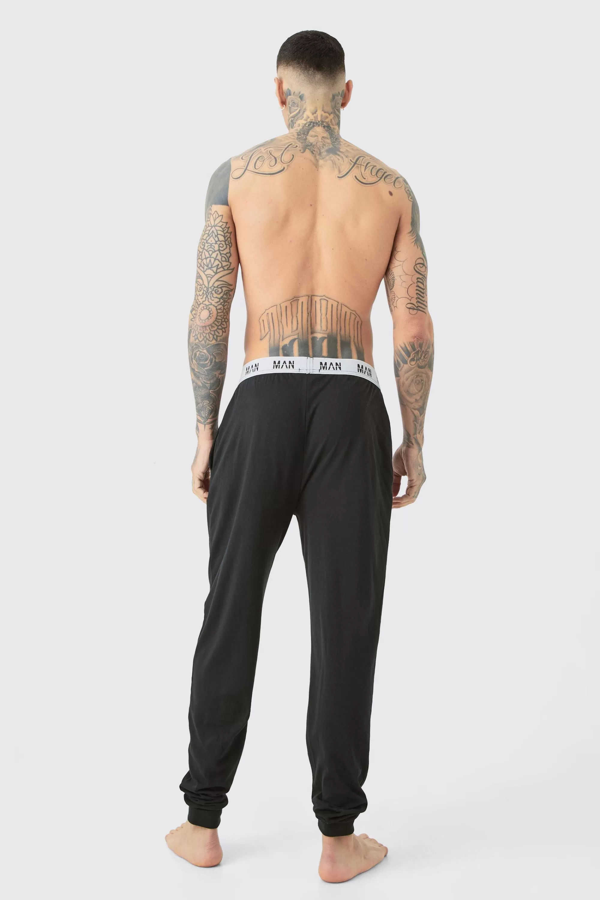 boohooMAN Tall Man Loungewear Joggers In | UK