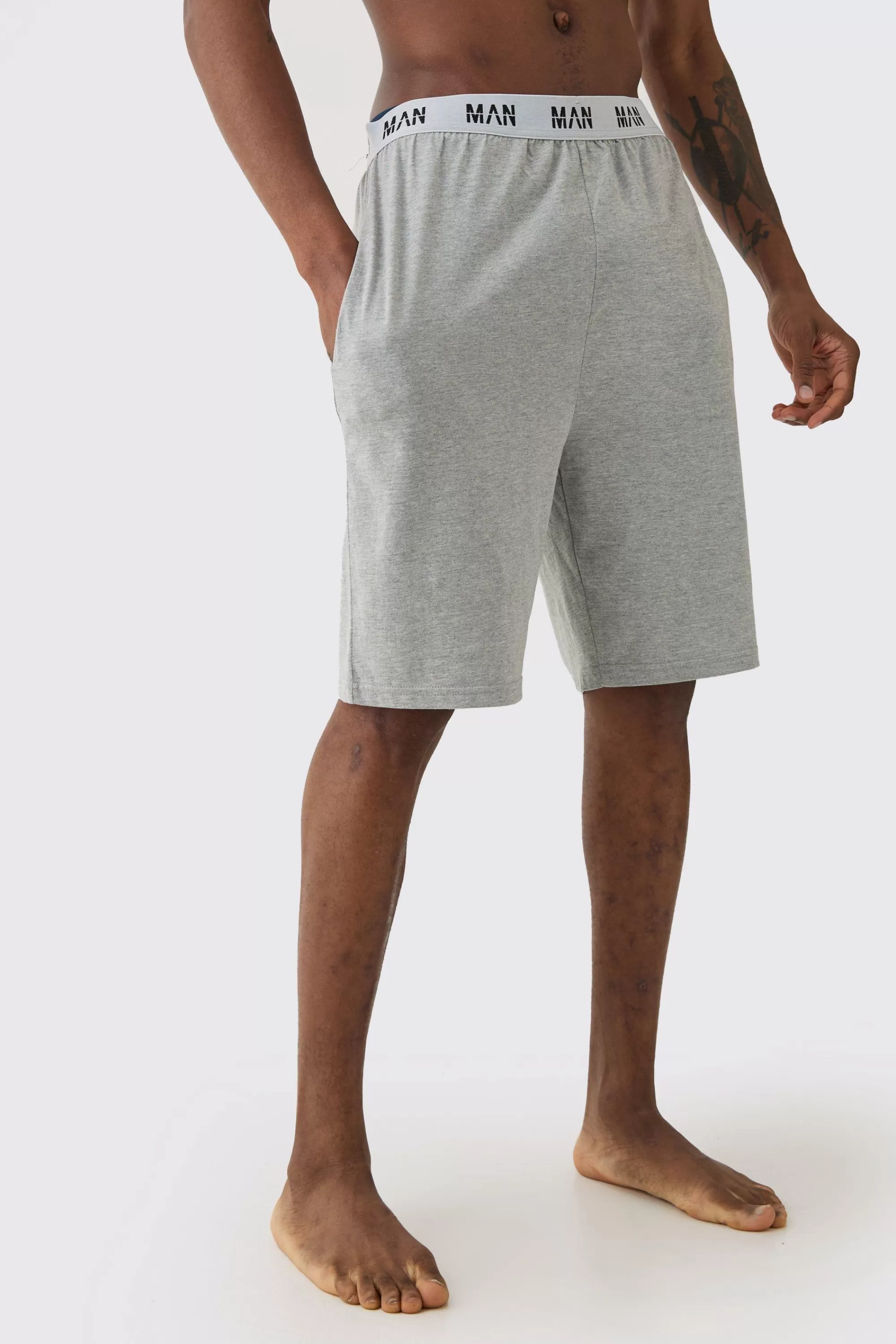 boohooMAN Tall Man Loungewear Shorts In | UK
