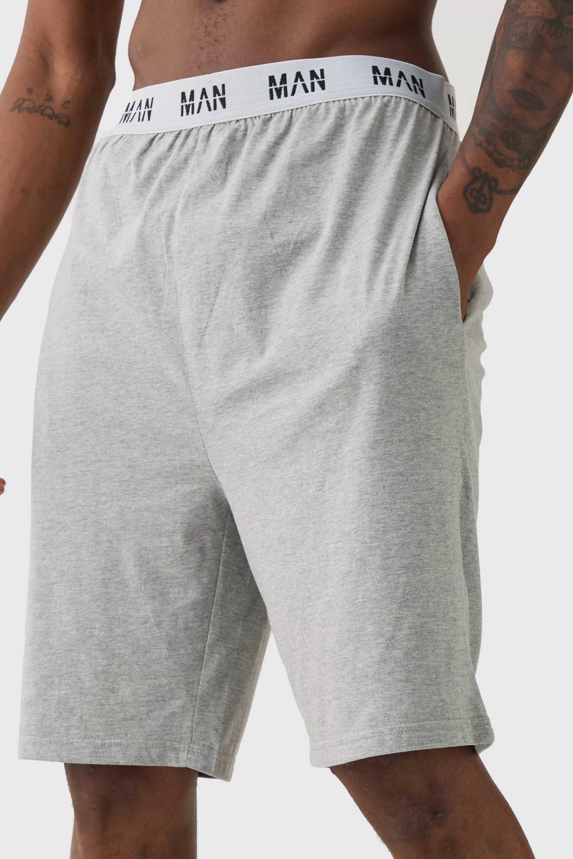 boohooMAN Tall Man Loungewear Shorts In | UK