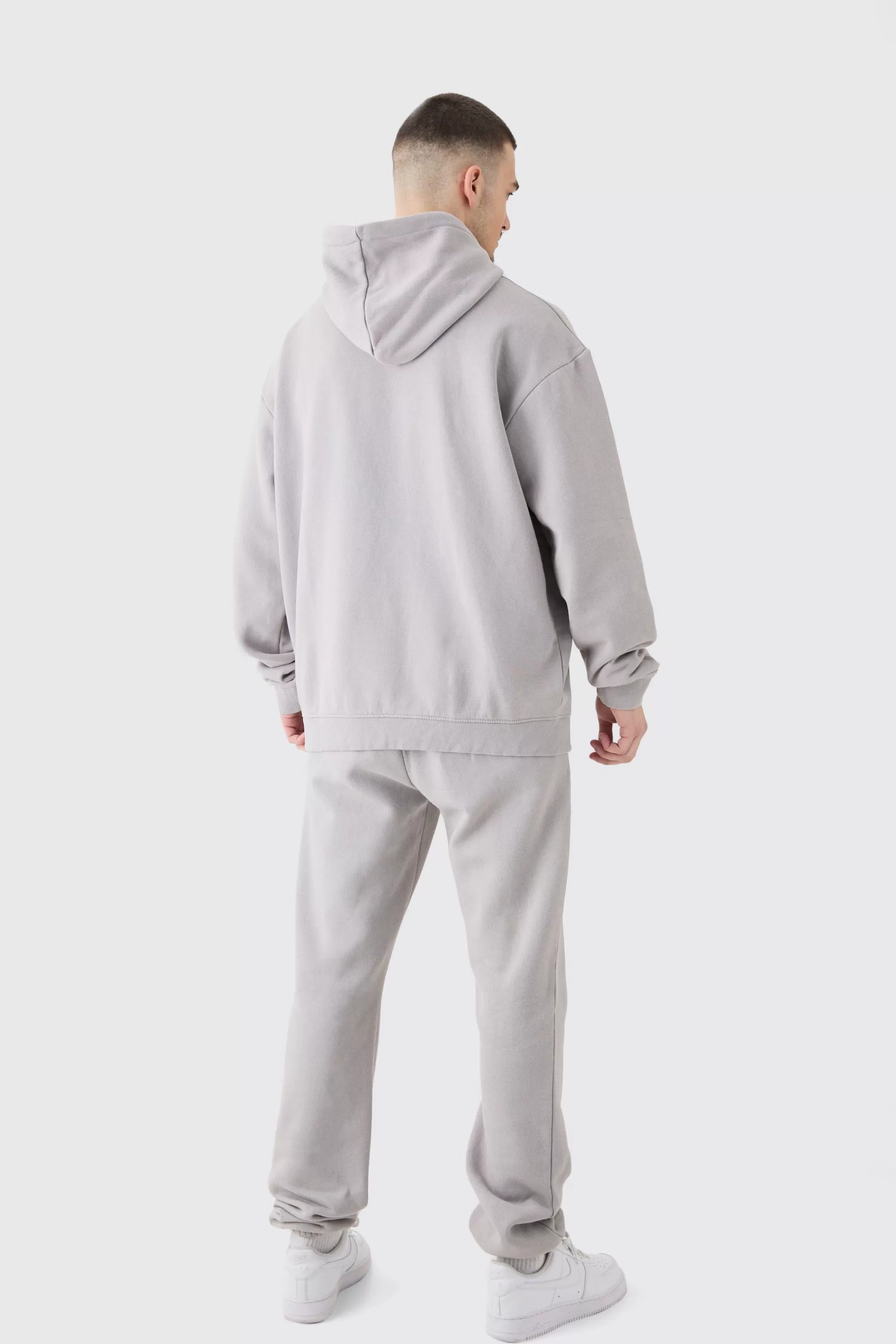 boohooMAN Tall Man Signature All Over Print Hoodie Tracksuit | UK