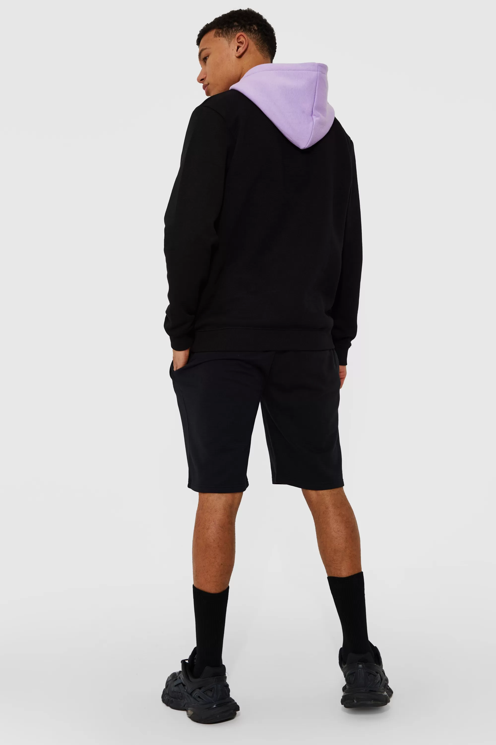 boohooMAN Tall Mid Length Jersey Shorts | UK