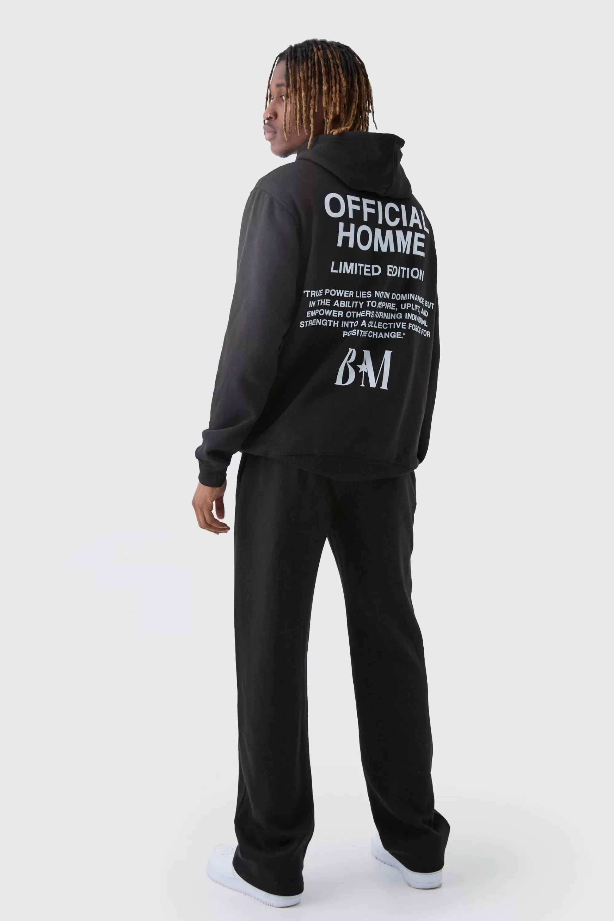 boohooMAN Tall Official Homme Regular Fit Hoodie | UK