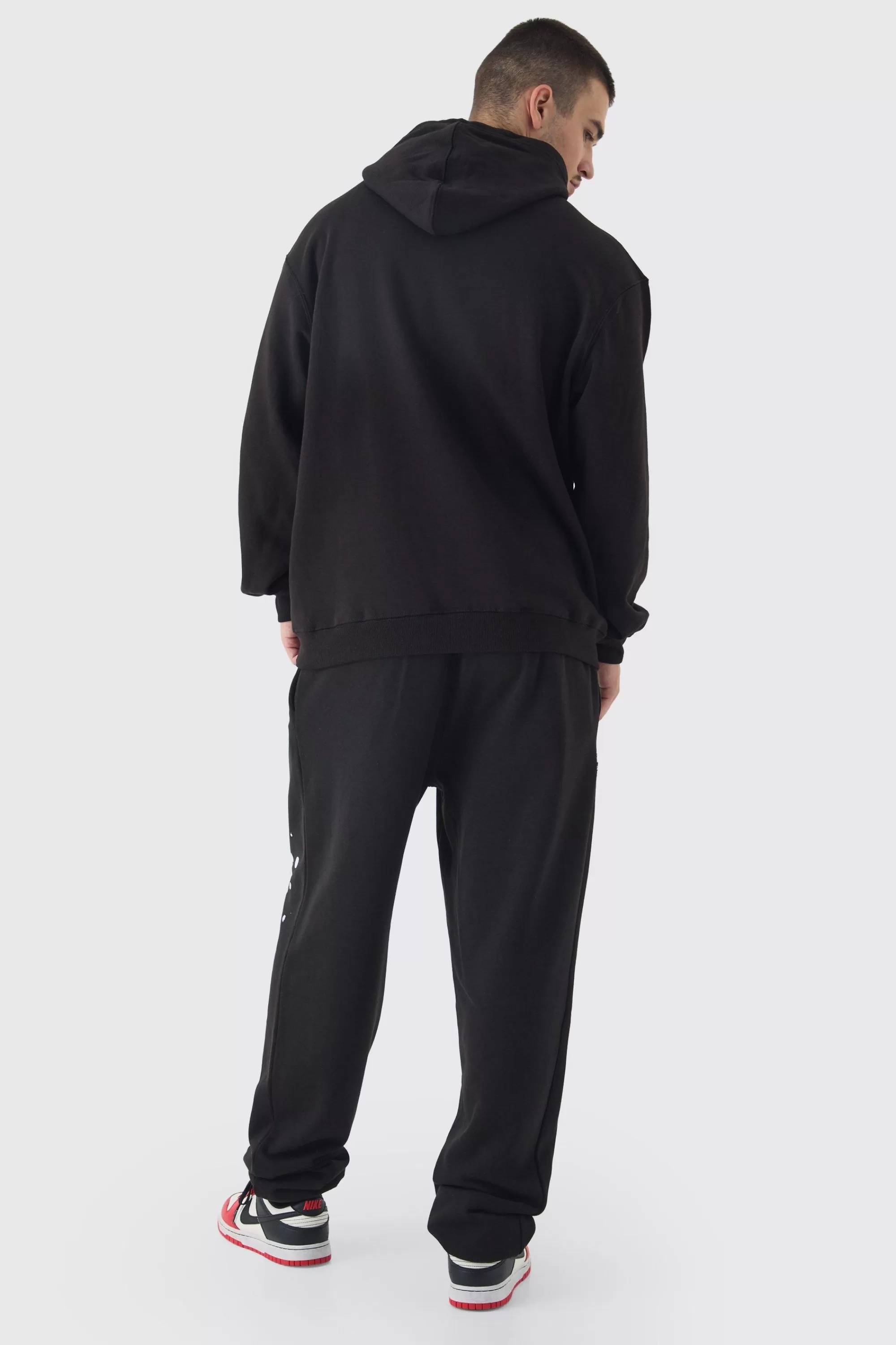 boohooMAN Tall Official Homme Skull Print Oversized Tracksuit In | UK