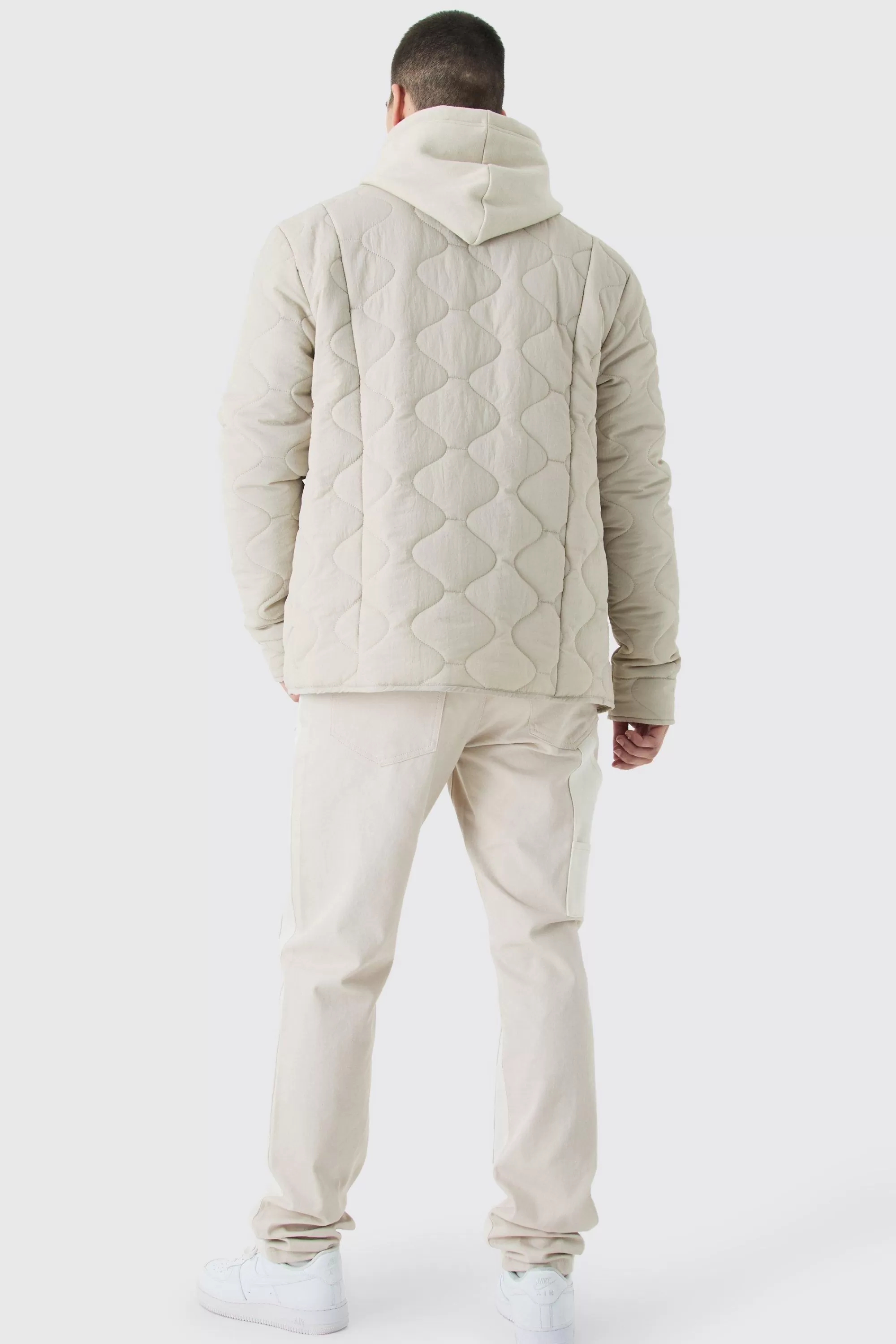 boohooMAN Tall Onion Quilted Liner Jacket | UK