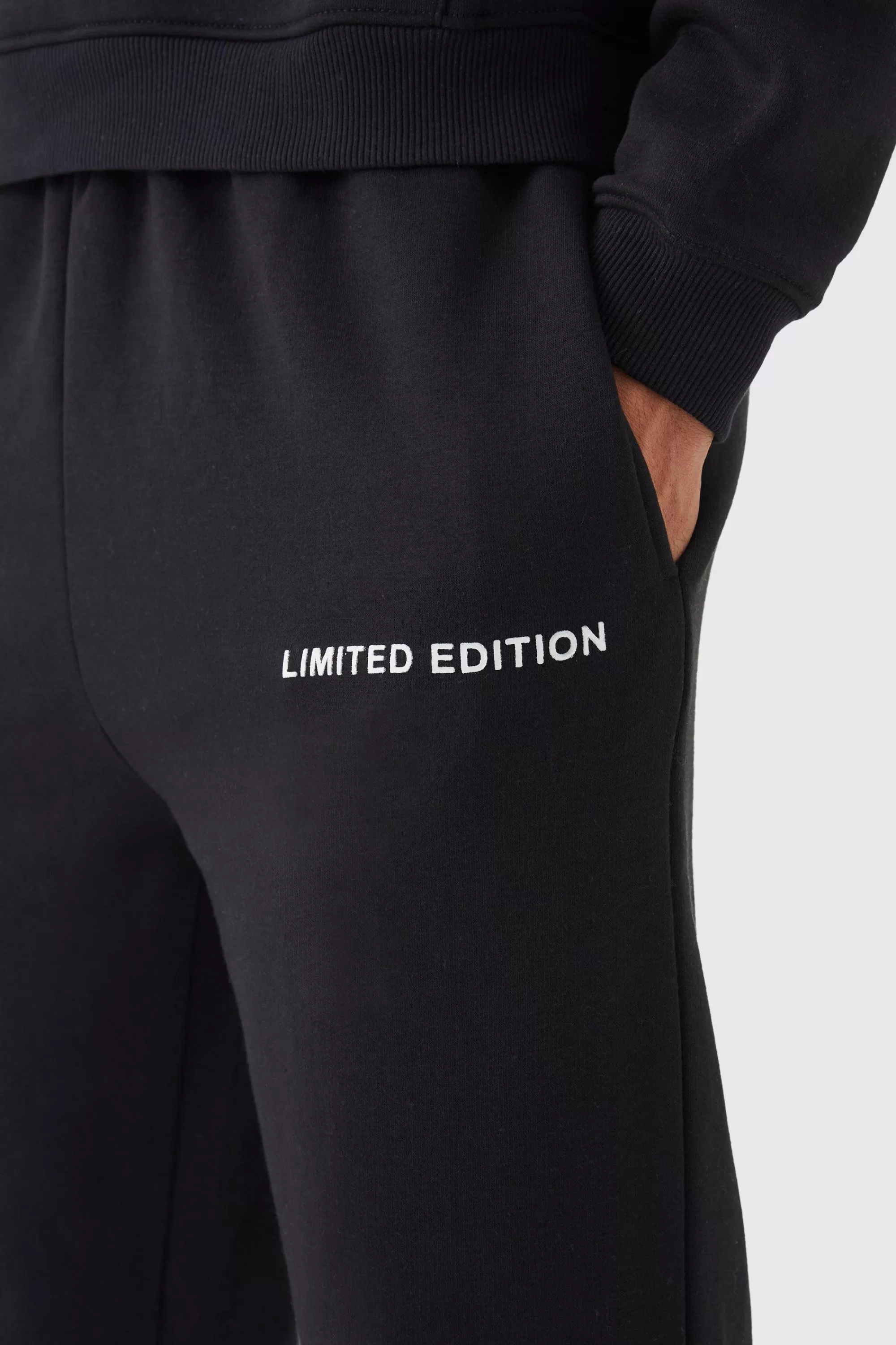 boohooMAN Tall Oversized Boxy Split Hem Tracksuit | UK