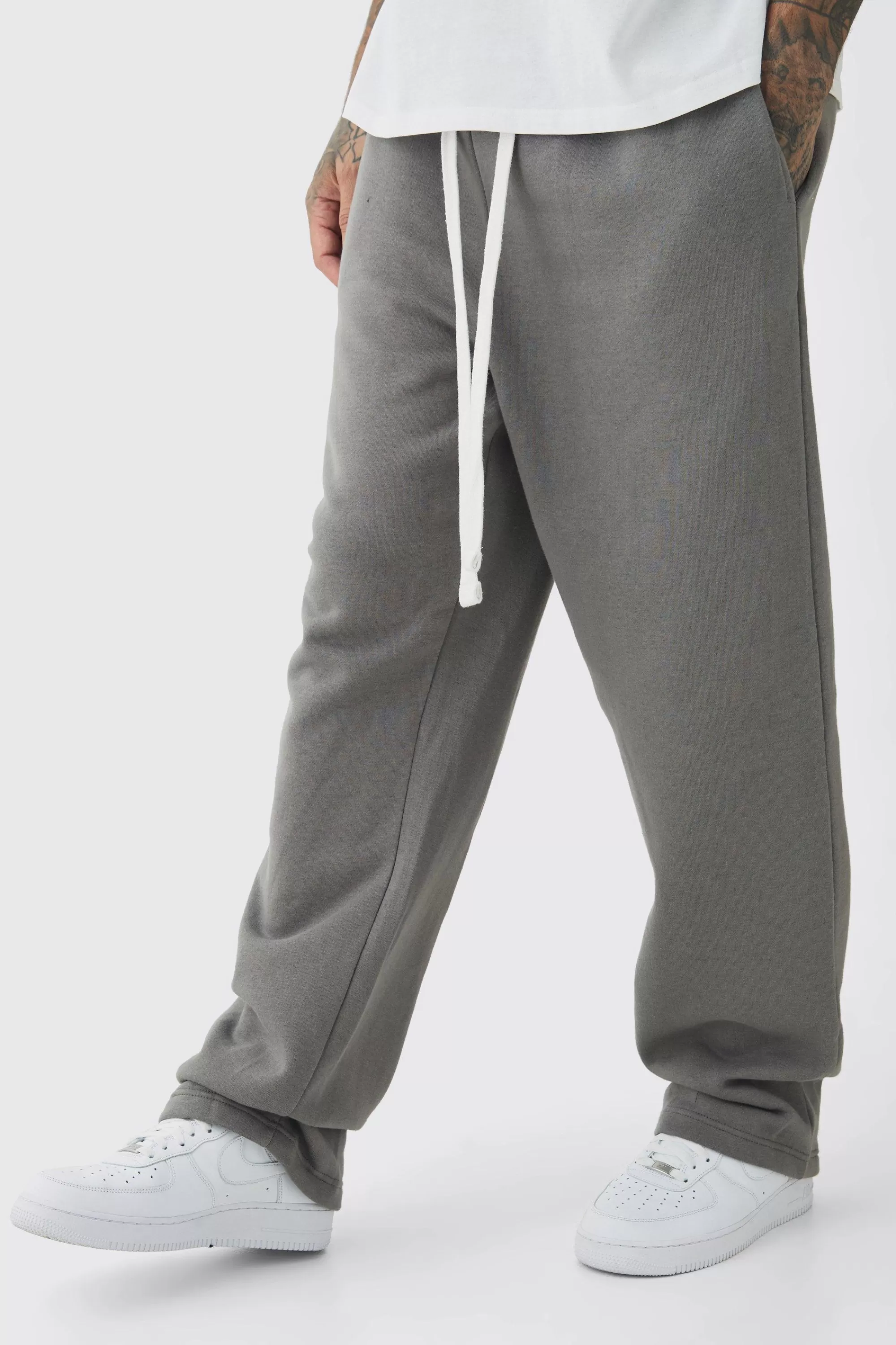 boohooMAN Tall Oversized Drop Crotch Jogger | UK