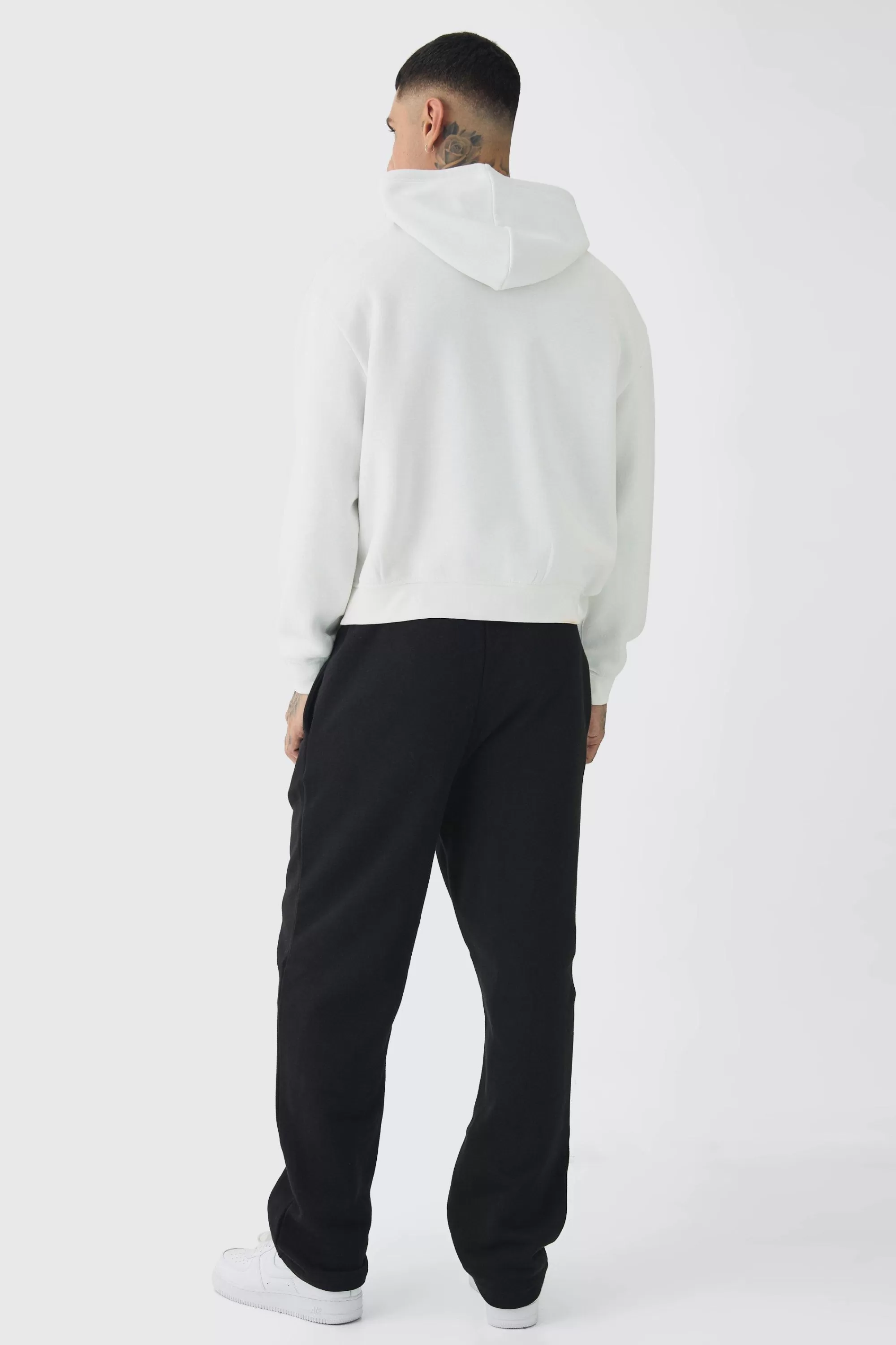 boohooMAN Tall Oversized Drop Crotch Jogger | UK