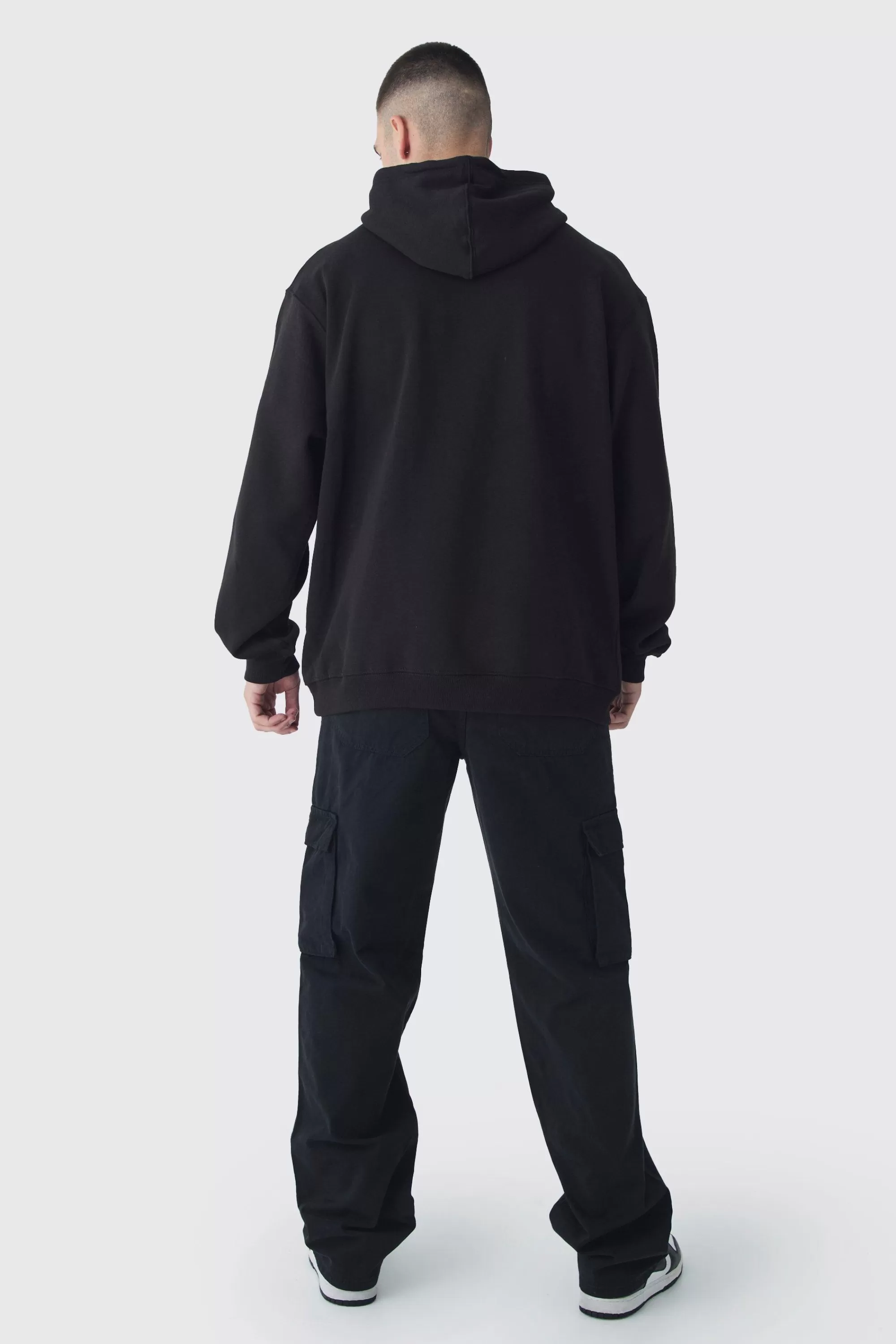 boohooMAN Tall Oversized Korn License Hoodie | UK