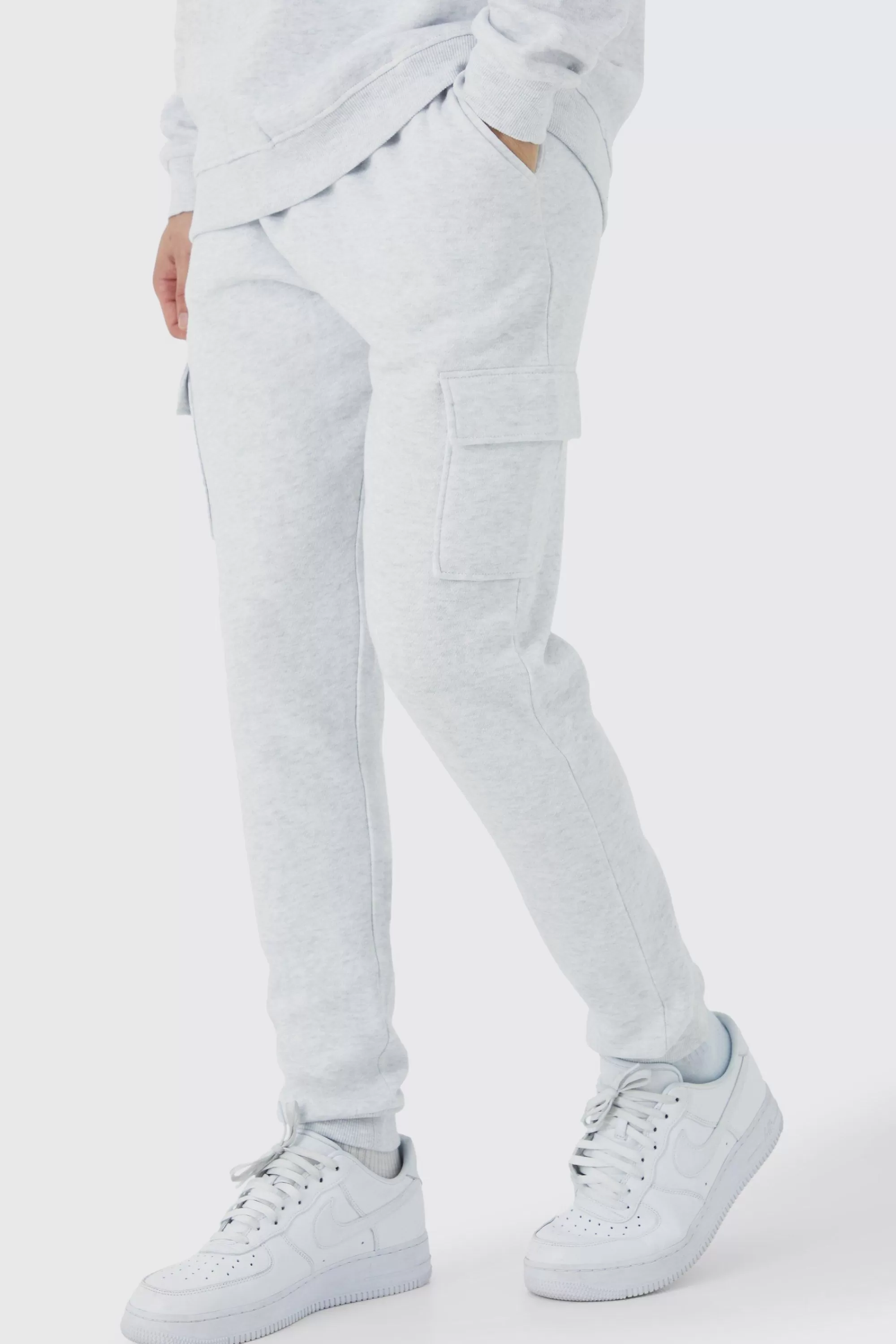 boohooMAN Tall Skinny Fit Cargo Jogger | UK