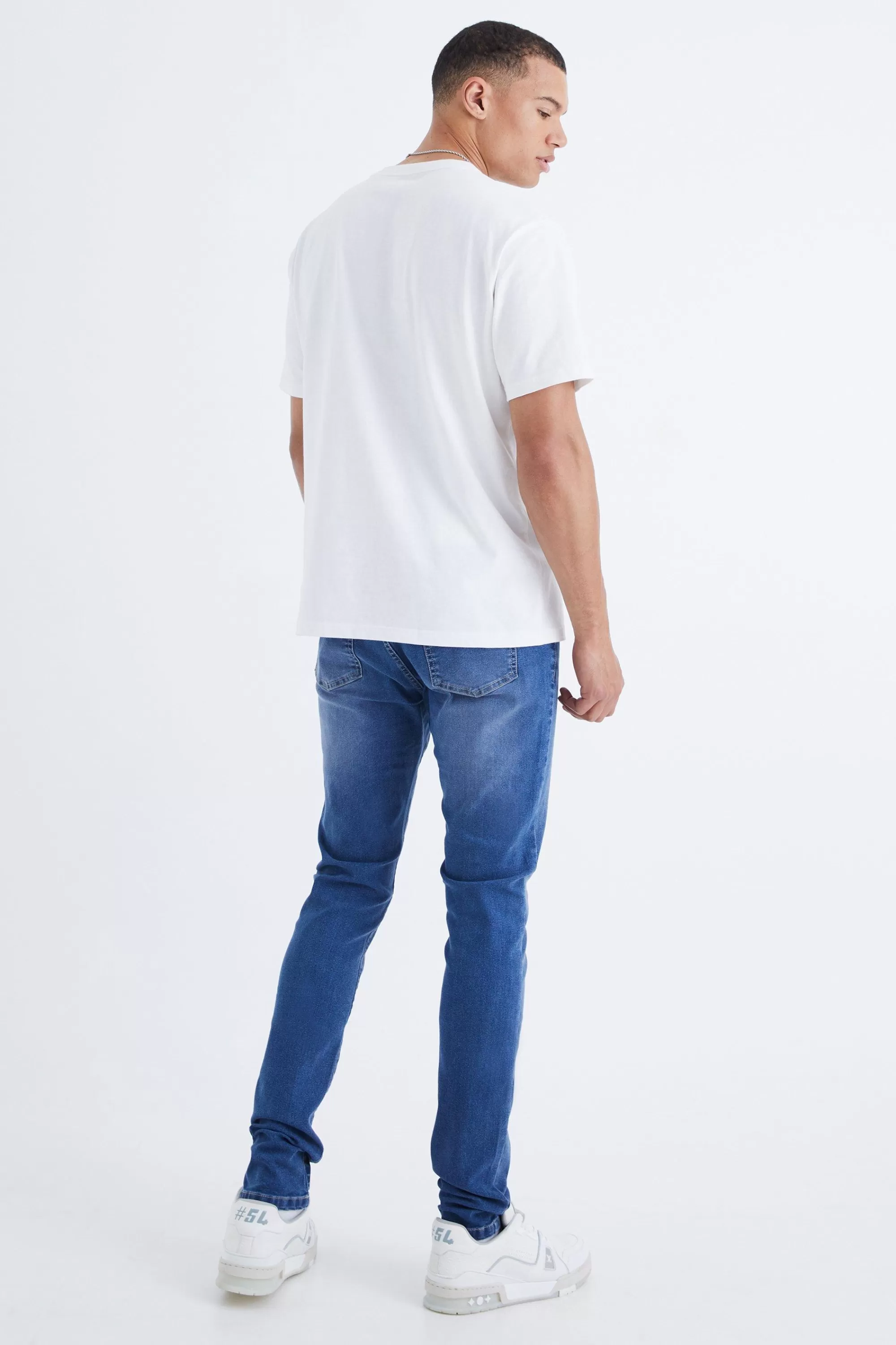 boohooMAN Tall Skinny Stretch Jean | UK