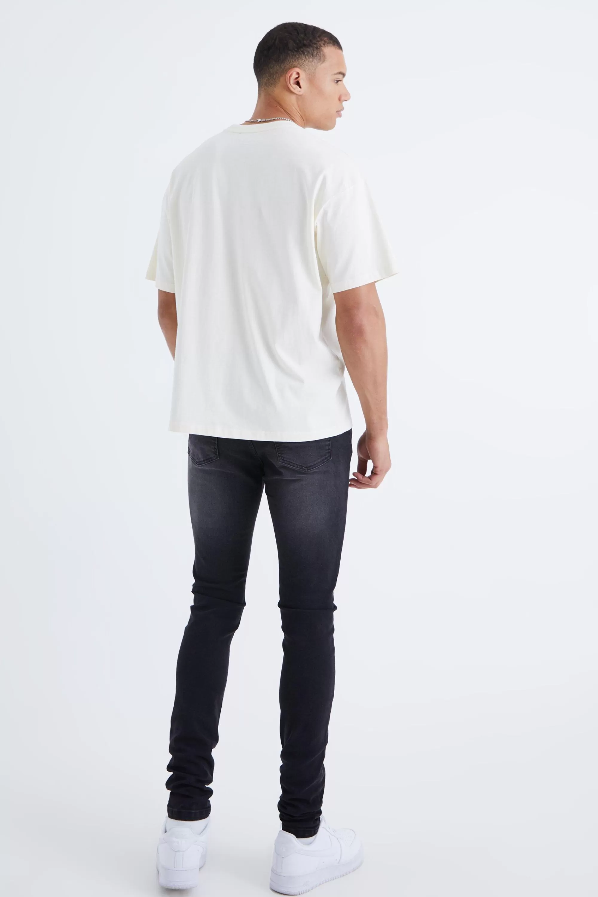 boohooMAN Tall Skinny Stretch Jean | UK