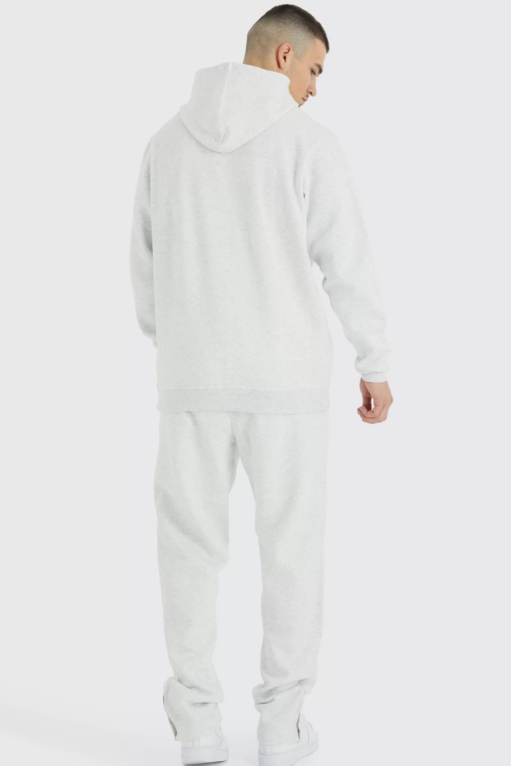 boohooMAN Tall Split Hem Man Jogger | UK