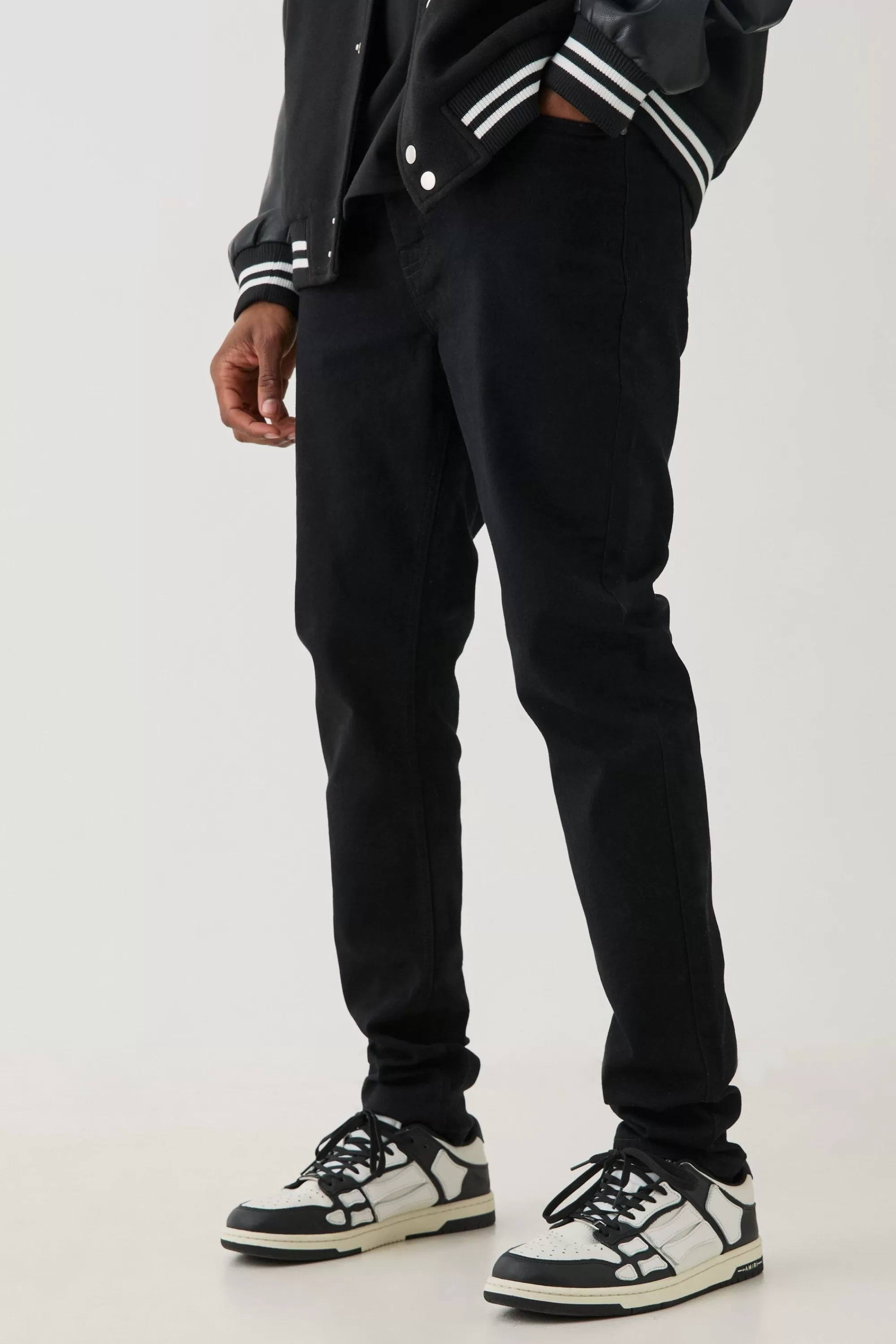 boohooMAN Tall Stretch Skinny Fit Jeans | UK