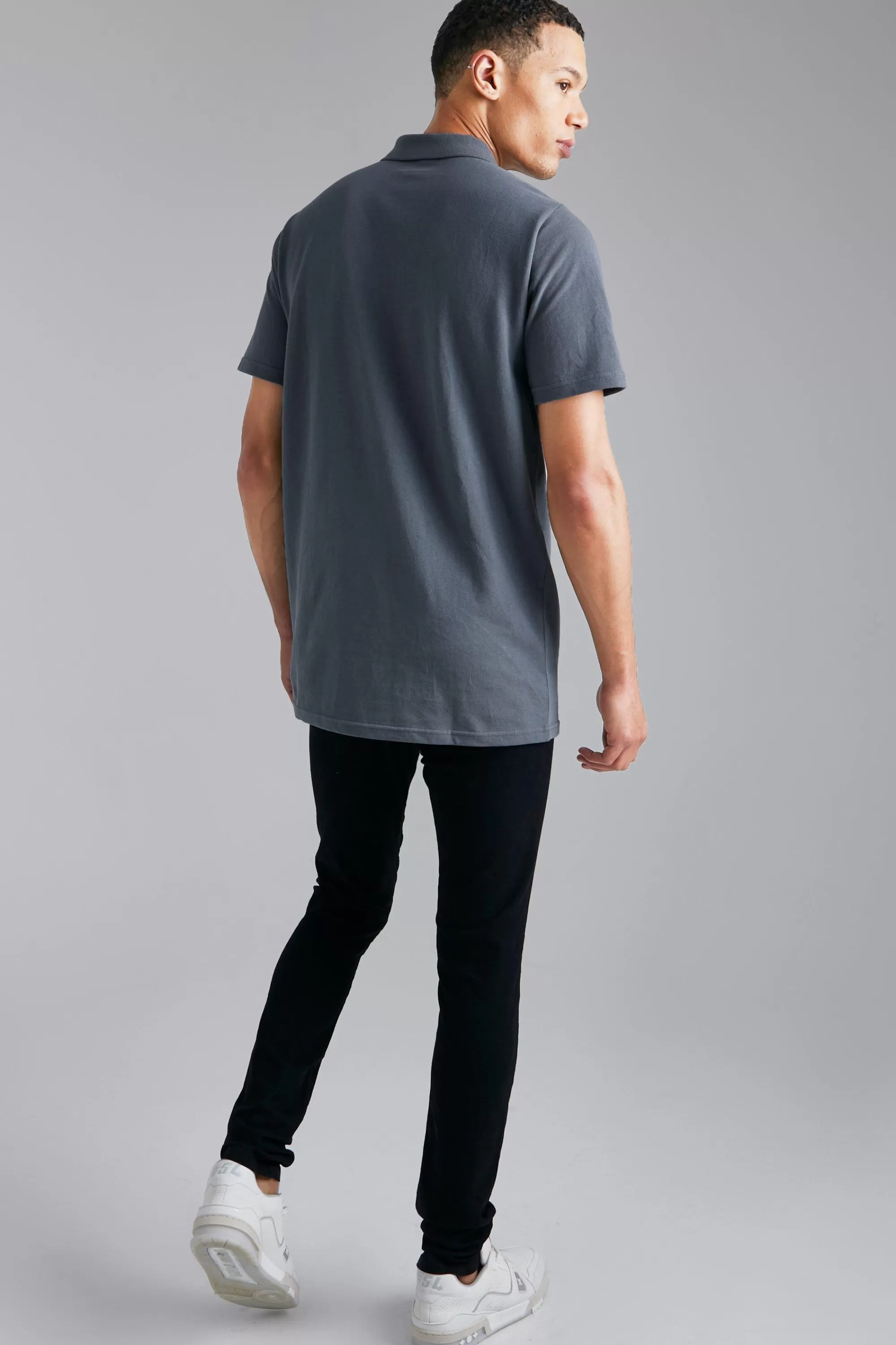 boohooMAN Tall Stretch Skinny Fit Jeans | UK
