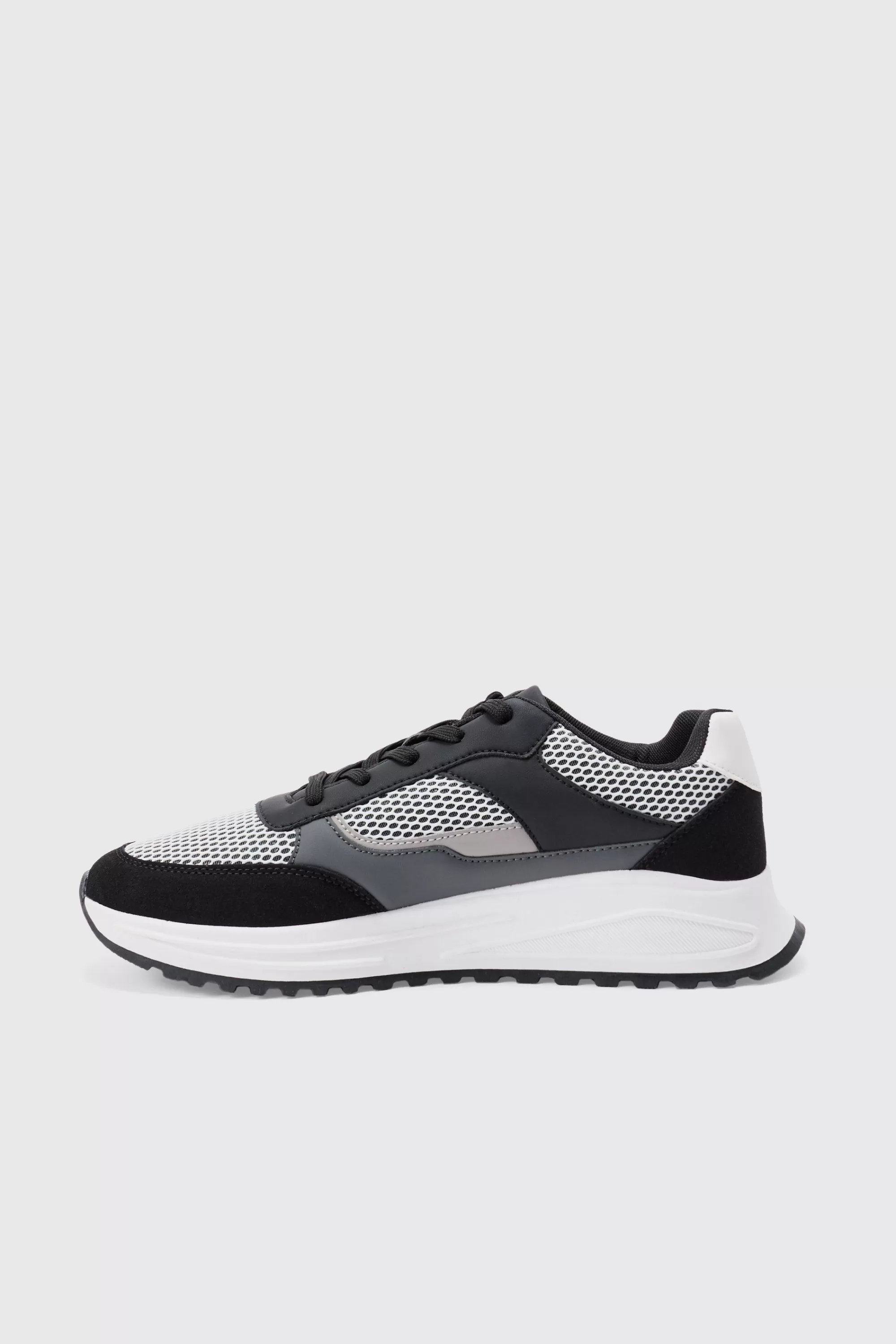 boohooMAN Tech Mesh Runner Trainer | UK