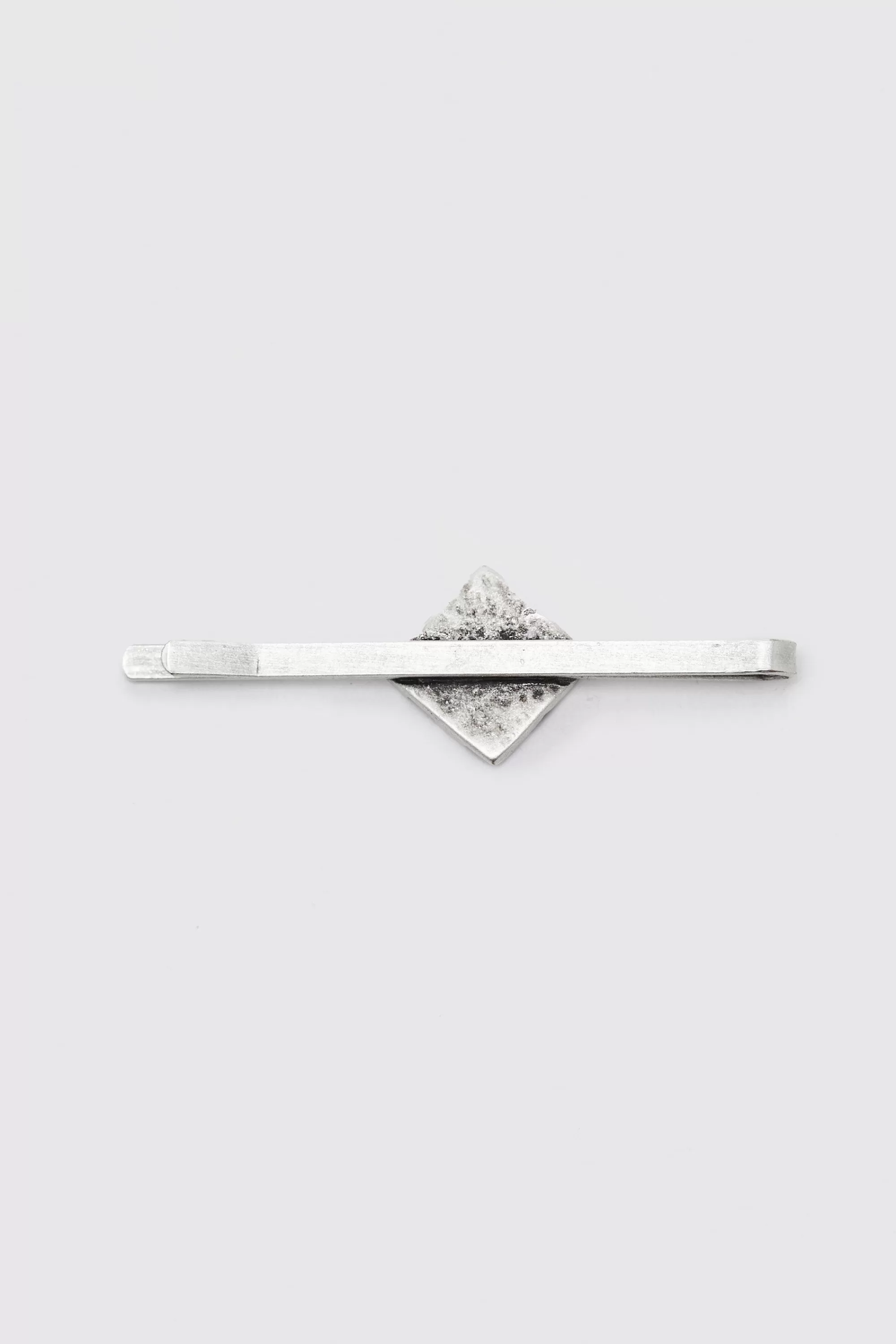boohooMAN Texture Square Tie Bar | UK