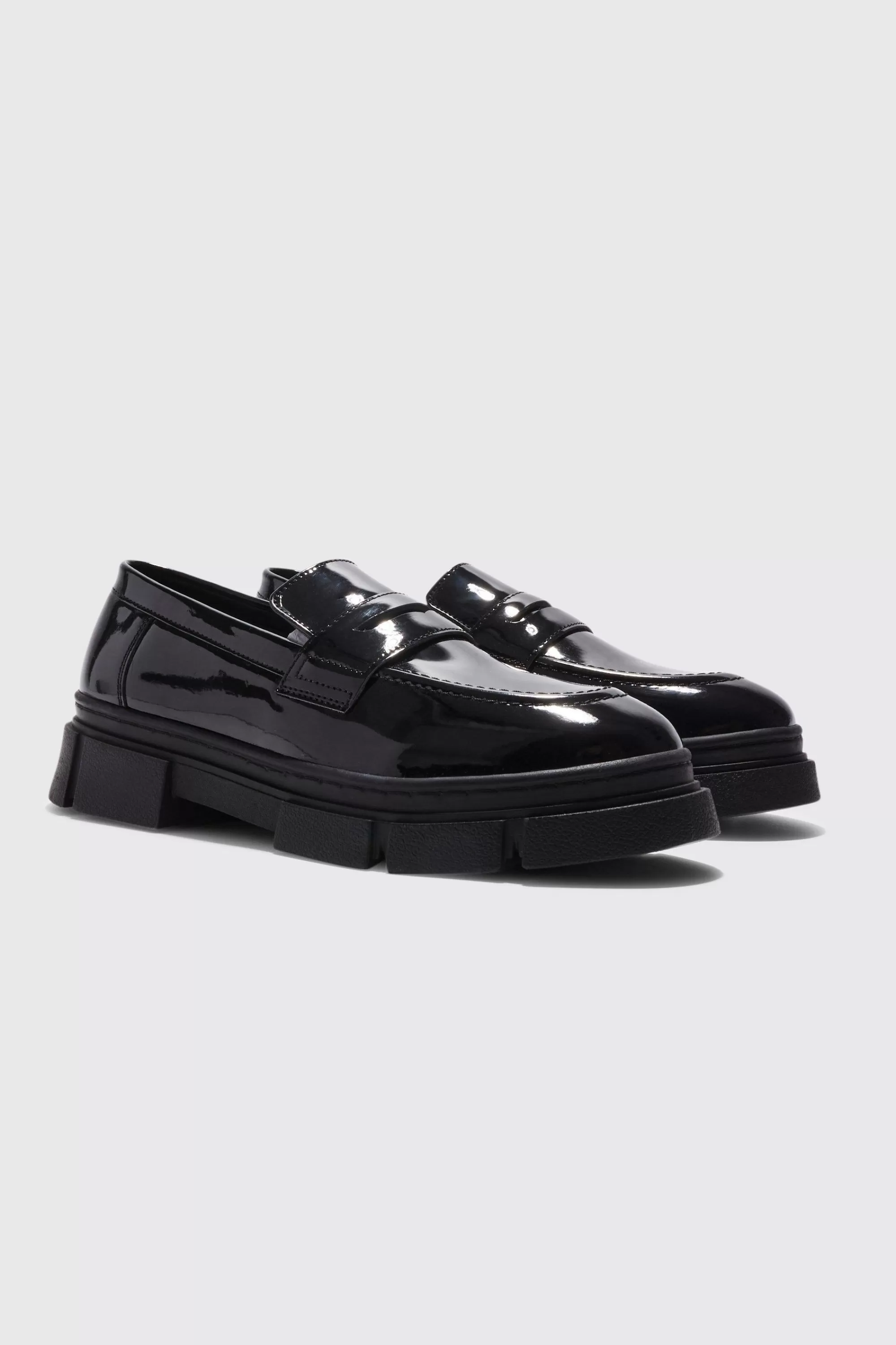 boohooMAN Track Sole Loafer | UK