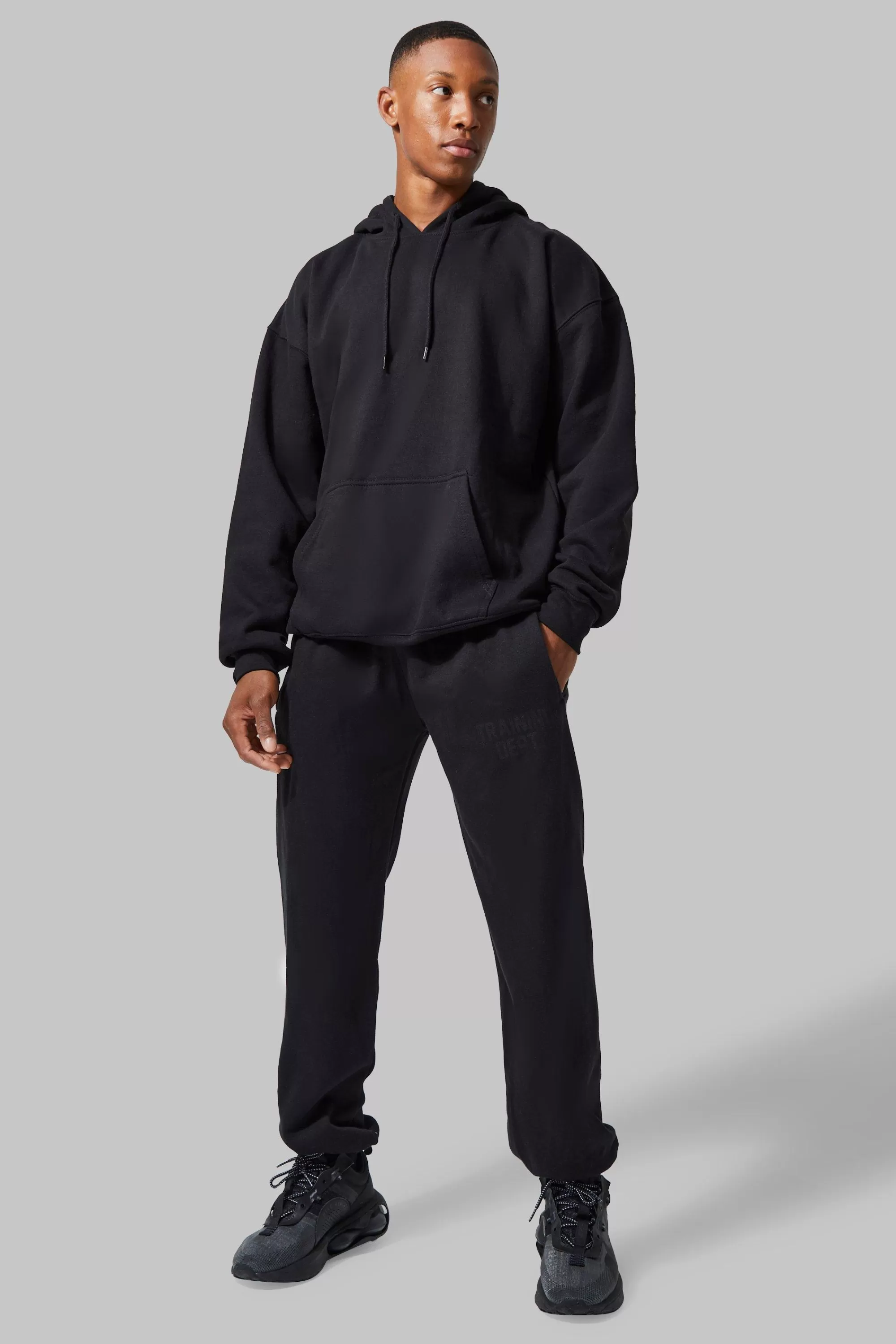 boohooMAN Training Dept Oversized Hooded Tracksuit | UK