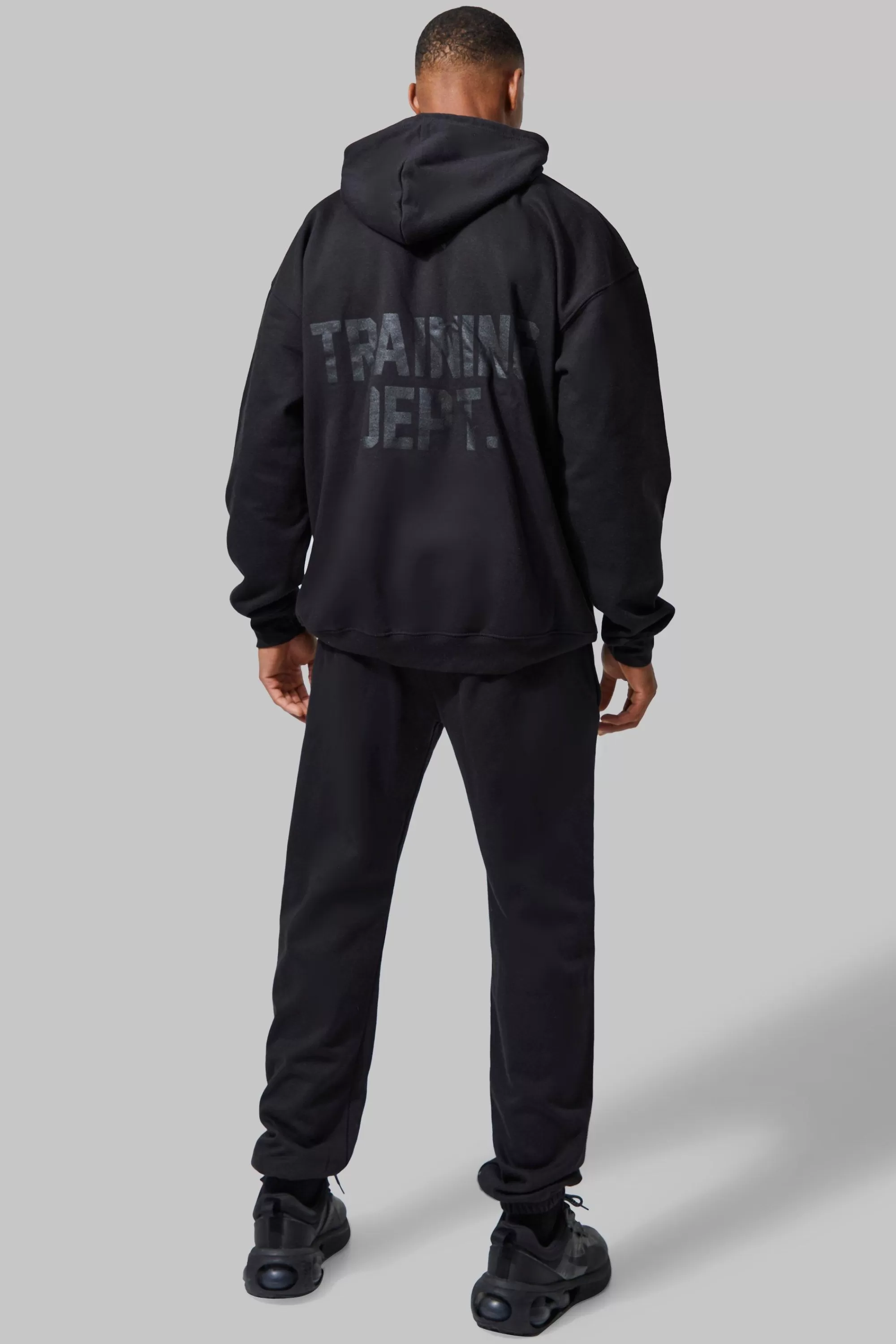 boohooMAN Training Dept Oversized Hooded Tracksuit | UK