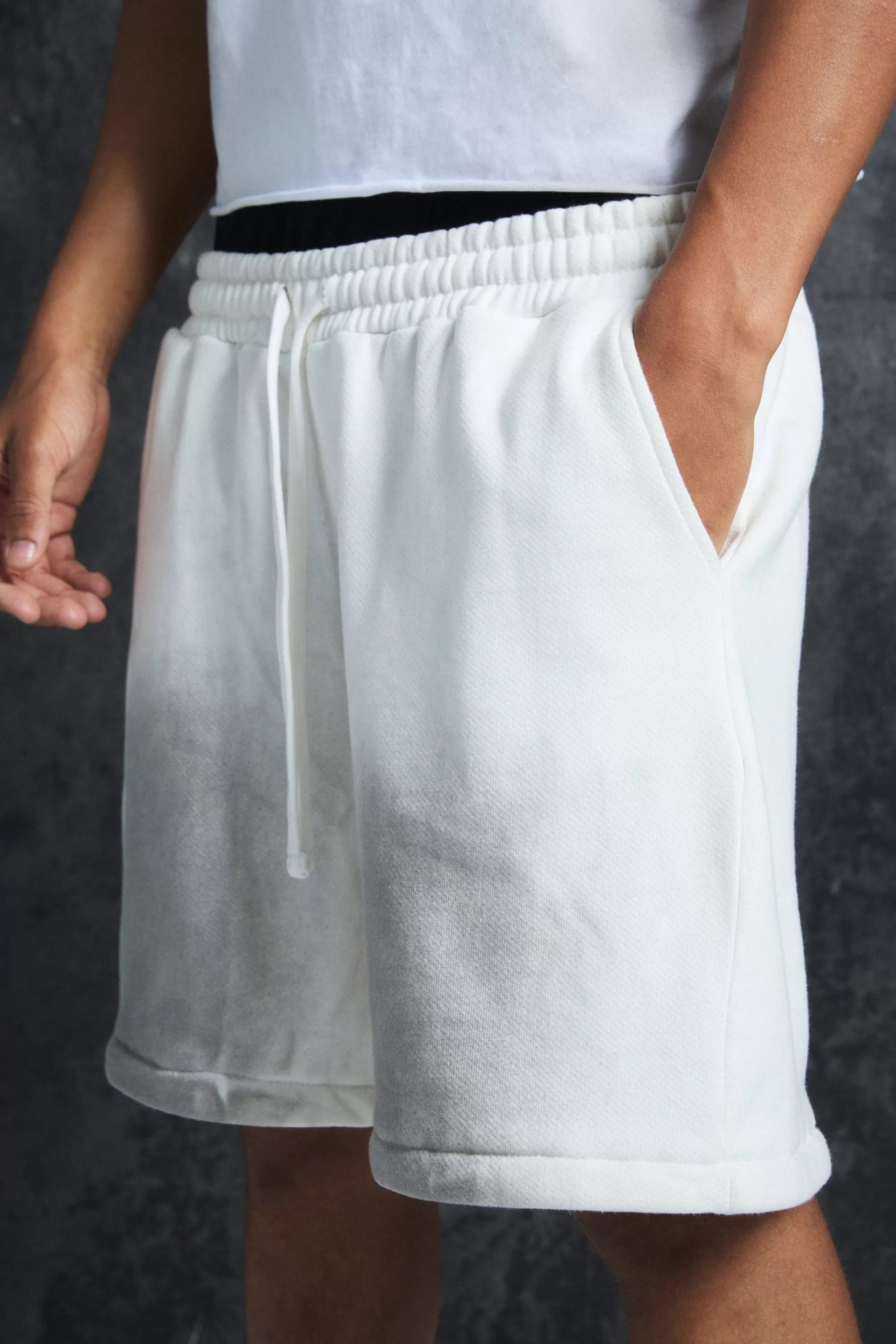 boohooMAN Trippie Redd Extreme Wide Leg Double Waistband Jogger | UK