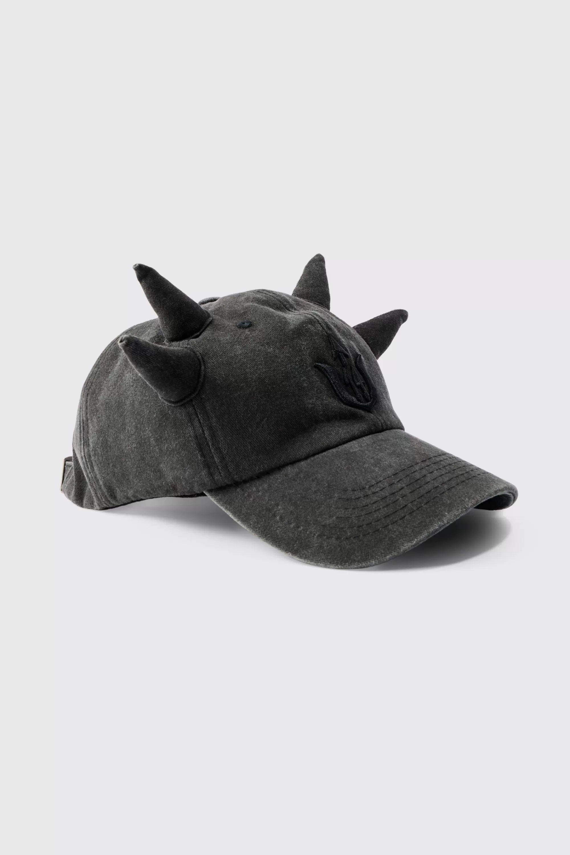 boohooMAN Trippie Redd Graphic Double Horn Cap In | UK