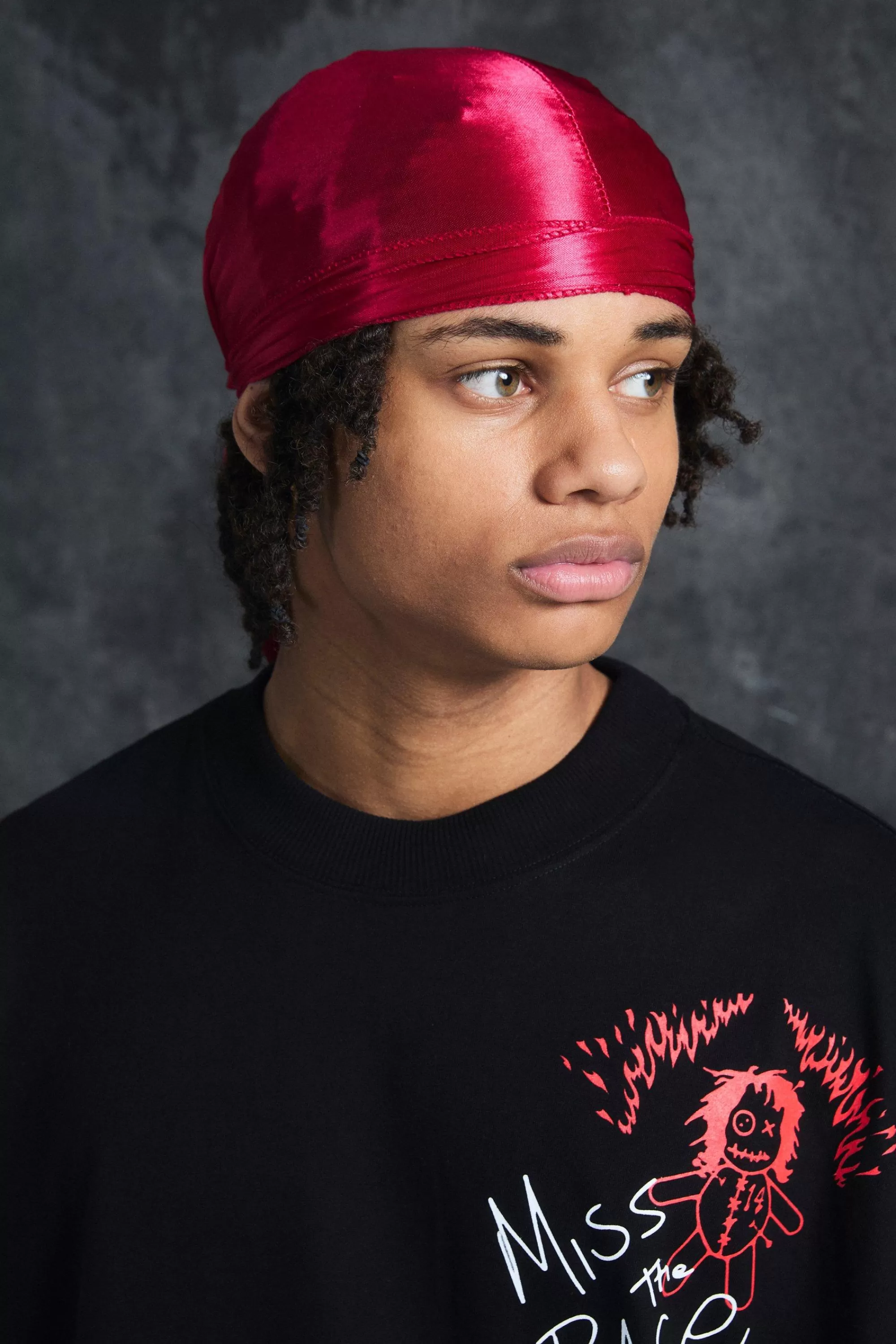 boohooMAN Trippie d Satin Durag In | UK