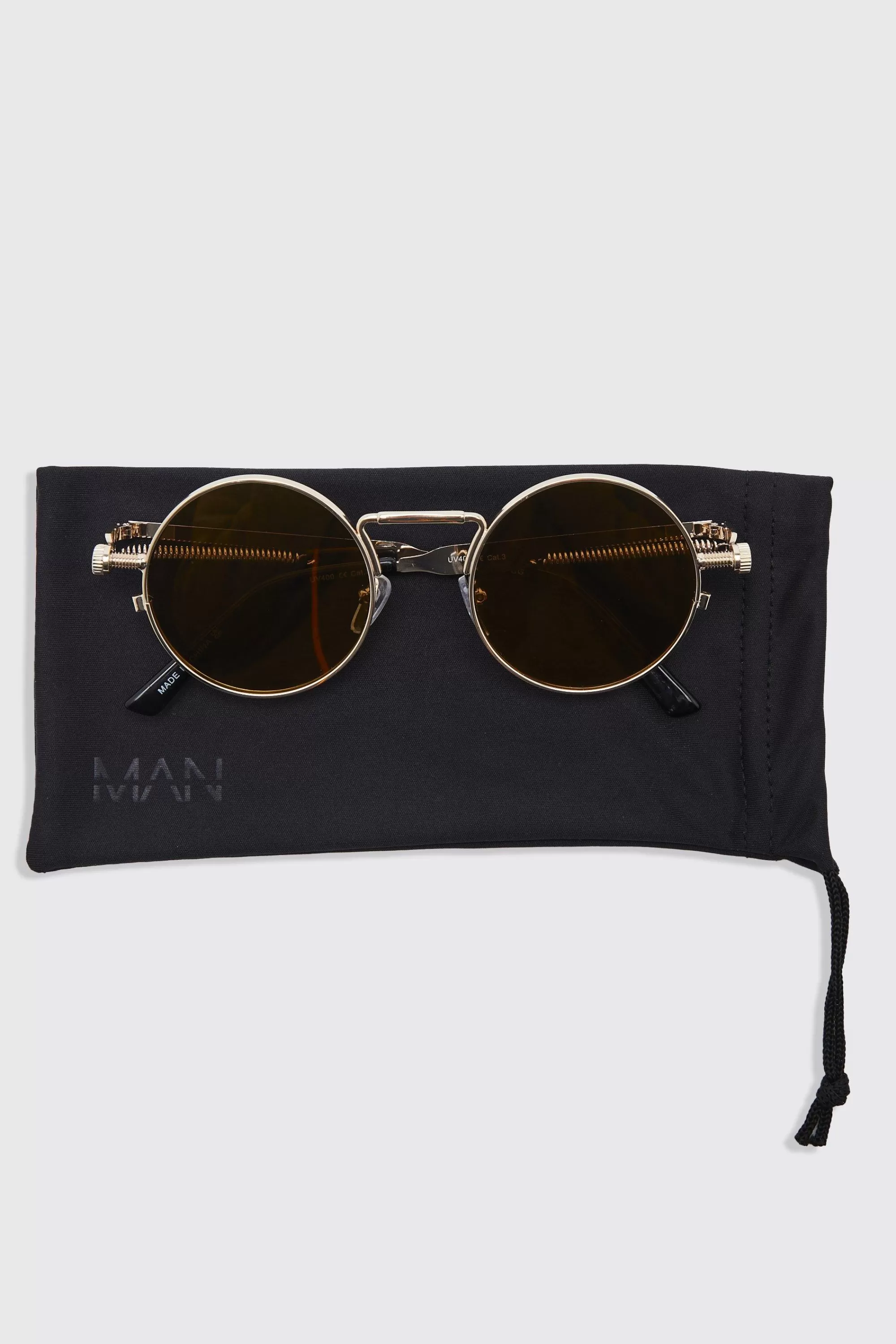 boohooMAN Vintage Crew Arm Sunglasses | UK