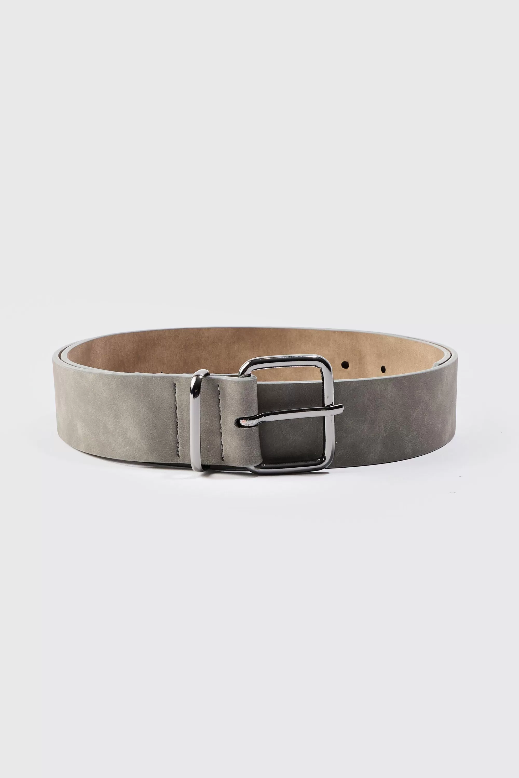 boohooMAN Vintage Look Pu Belt | UK