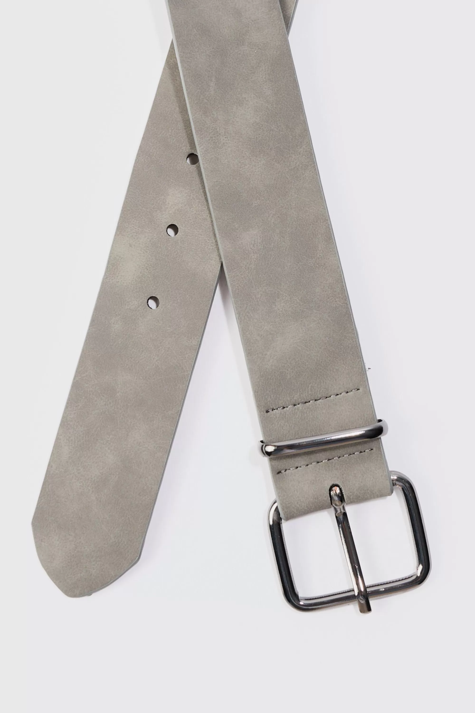 boohooMAN Vintage Look Pu Belt | UK