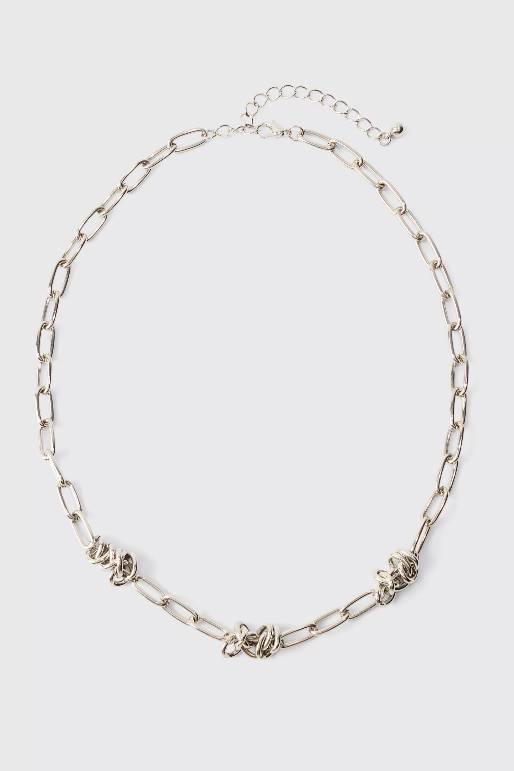 boohooMAN Wire Chunky Chain Necklace | UK