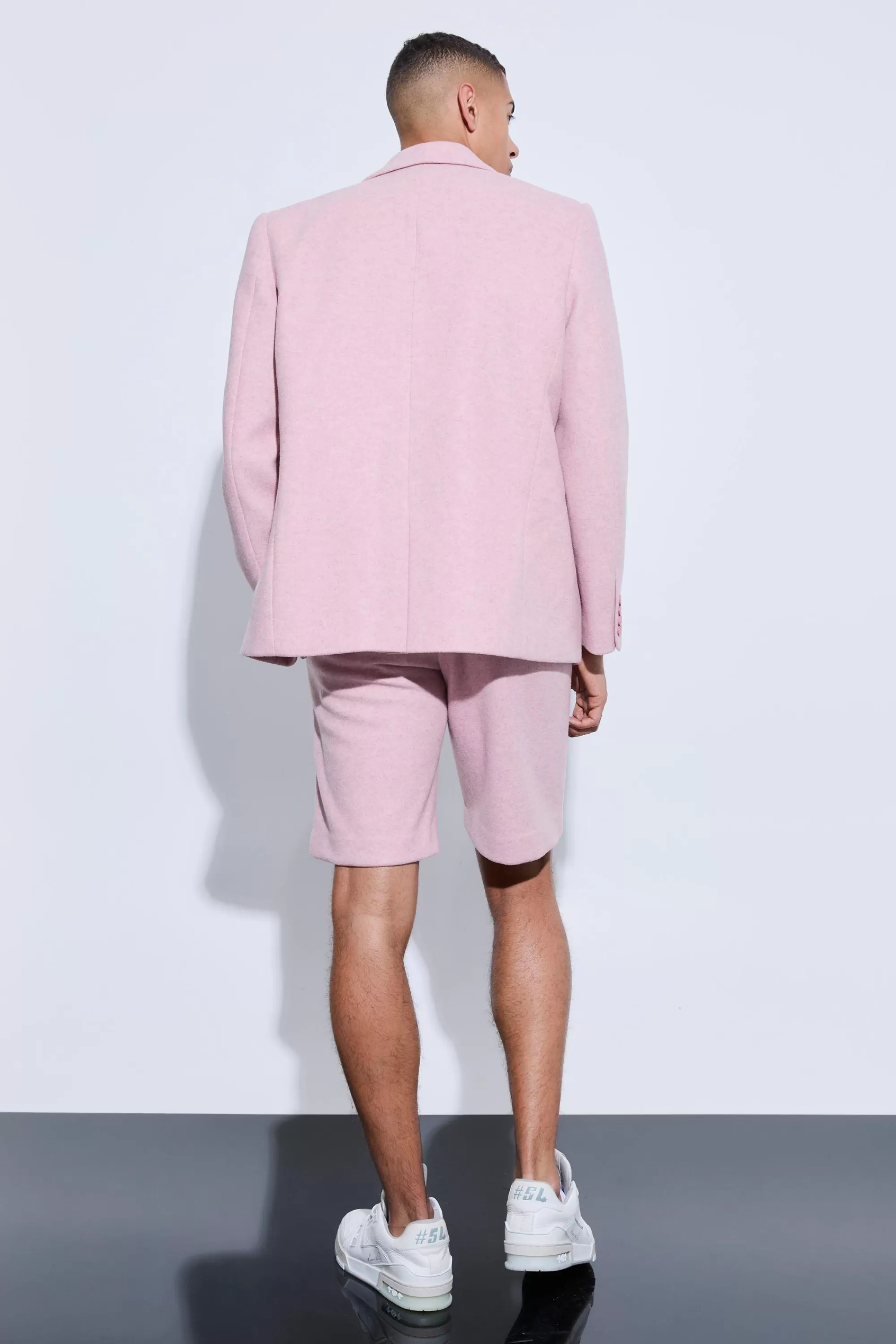 boohooMAN Wool Look Tailored Shorts | UK
