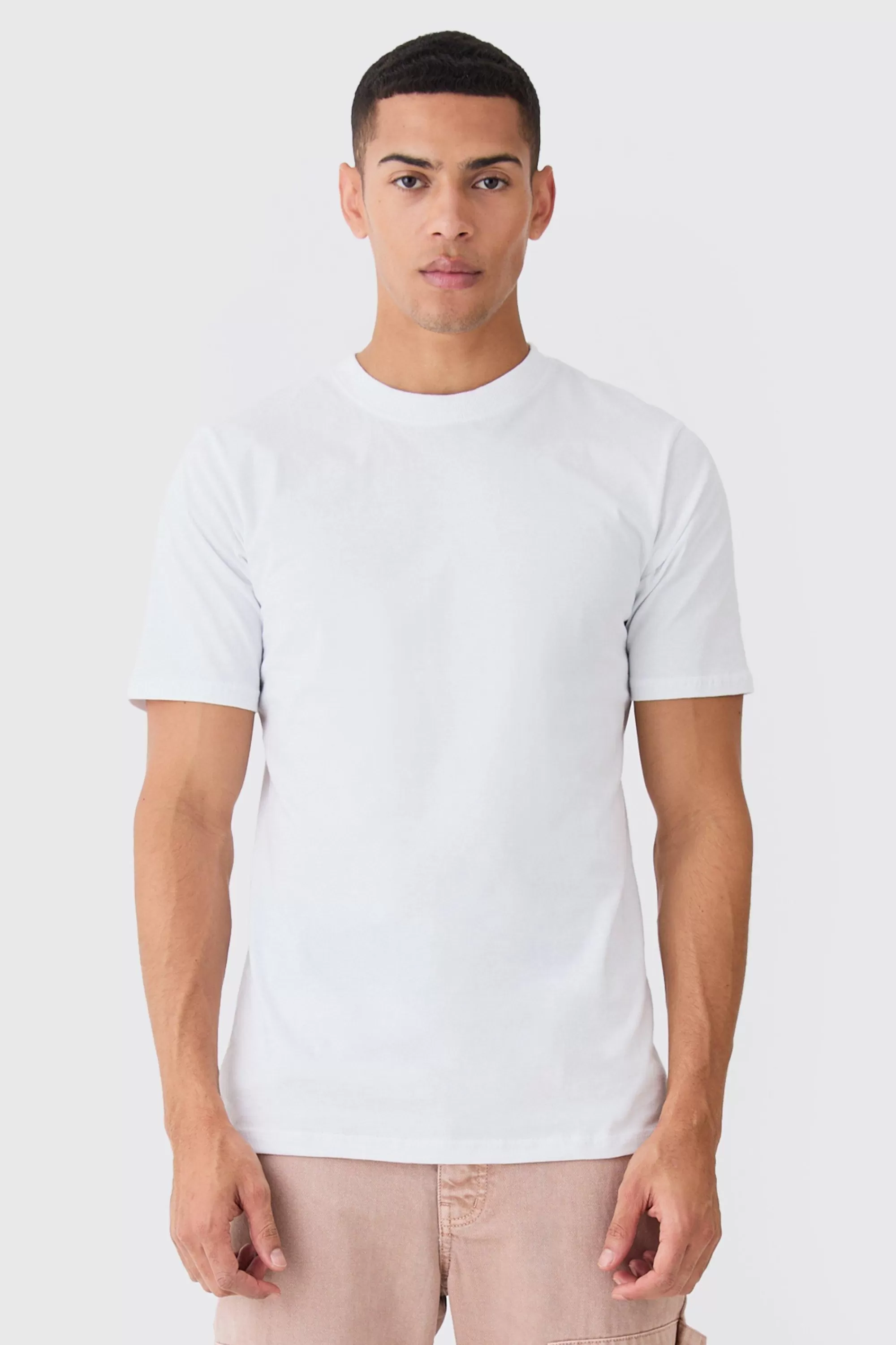 boohooMAN Basic Crew Neck T-shirt | UK white Best Sale