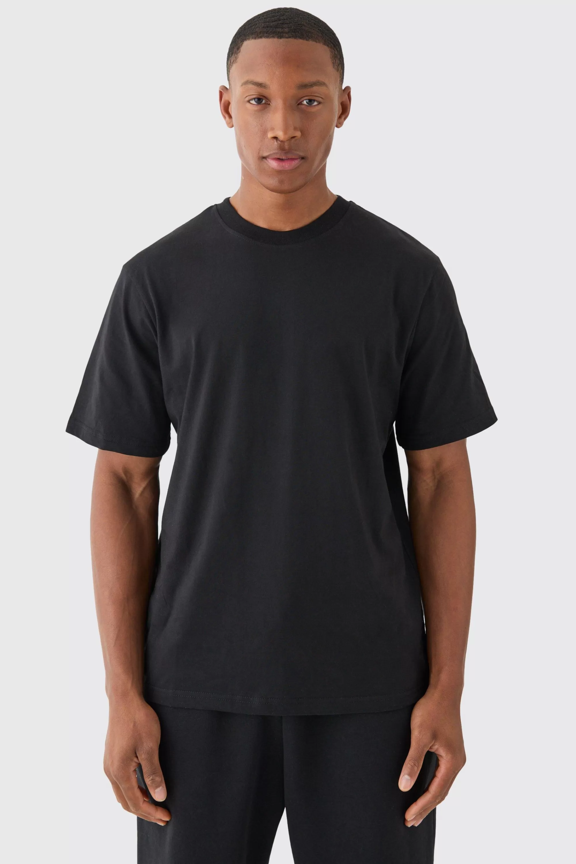 boohooMAN Basic Crew Neck T-shirt | UK black Best Sale