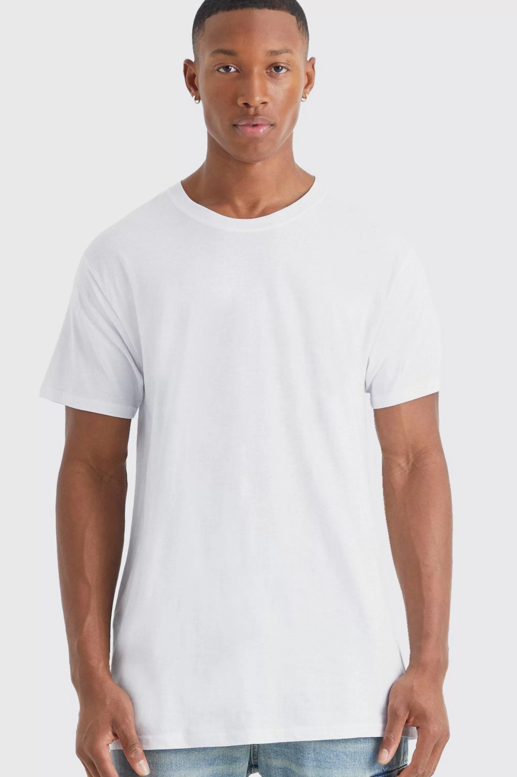 boohooMAN Basic Crew Neck T-shirt | UK white Sale