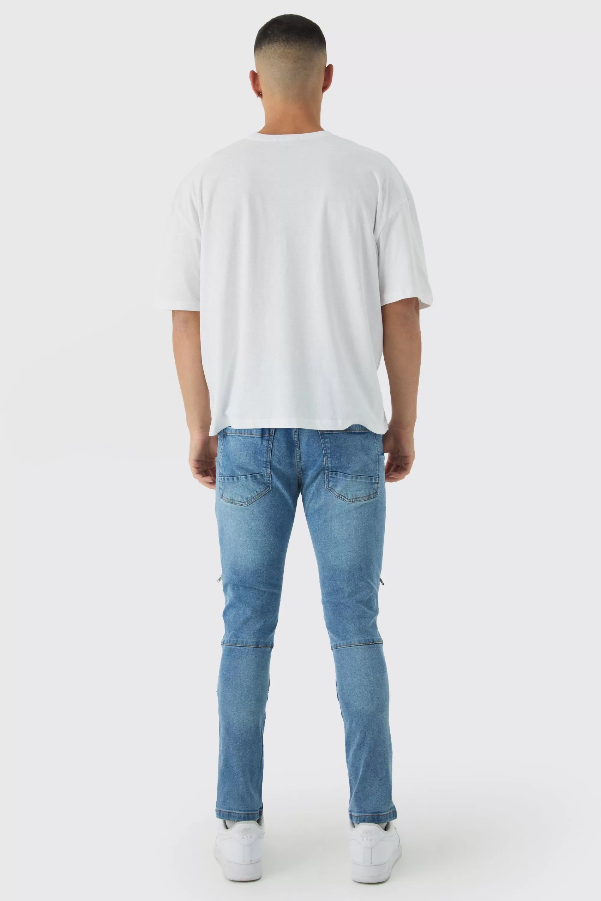 boohooMAN Boxy Butterfly Embroidery T-shirt | UK white Hot