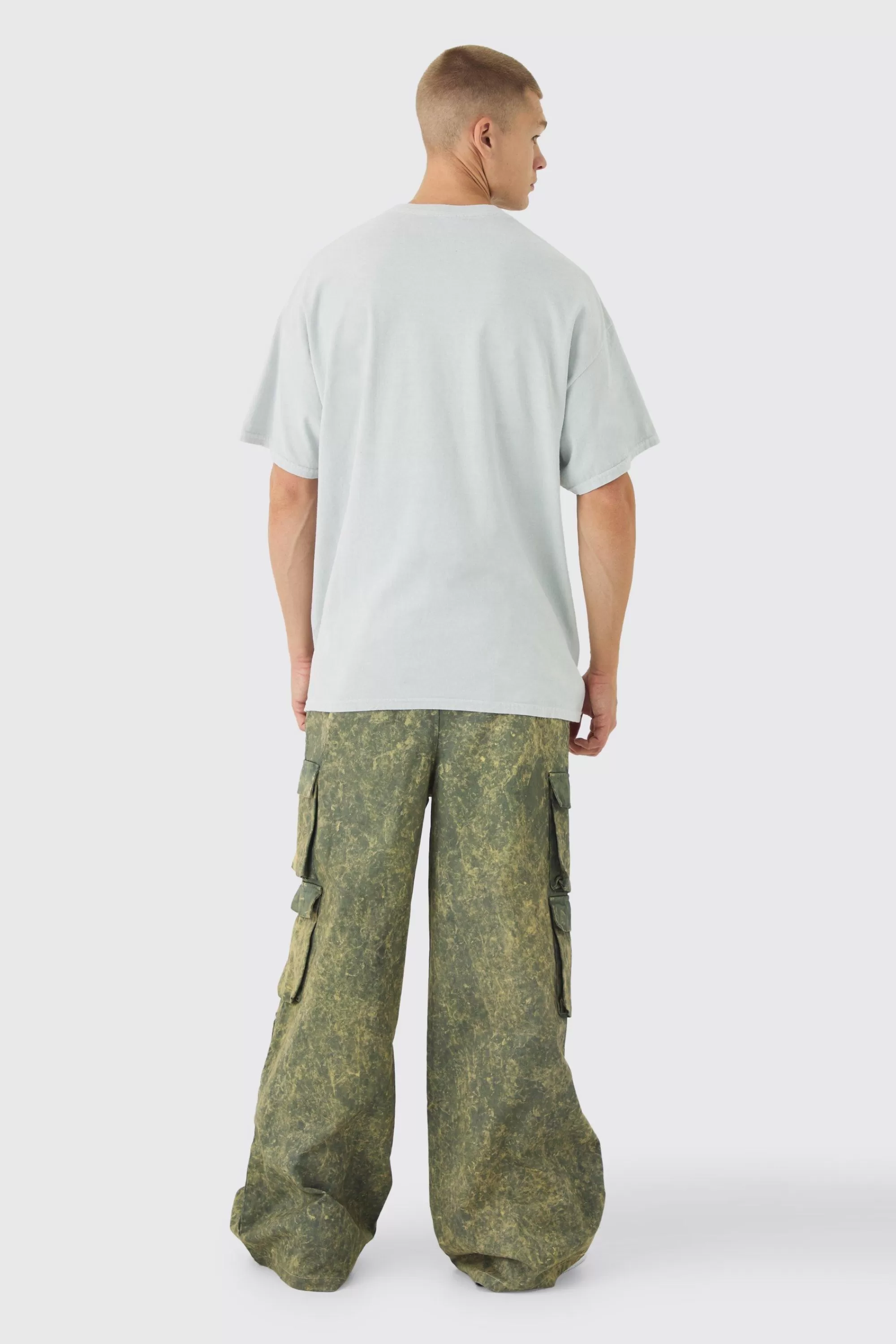 boohooMAN Oversized Kurt Cobain License Print T-Shirt | UK grey Best