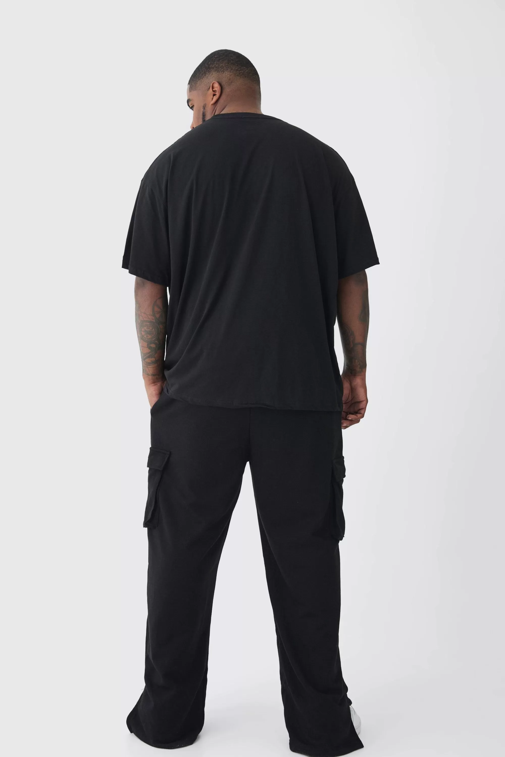 boohooMAN Plus Oversized Plus Blue Dice Embroidered T-shirt In | UK black Sale