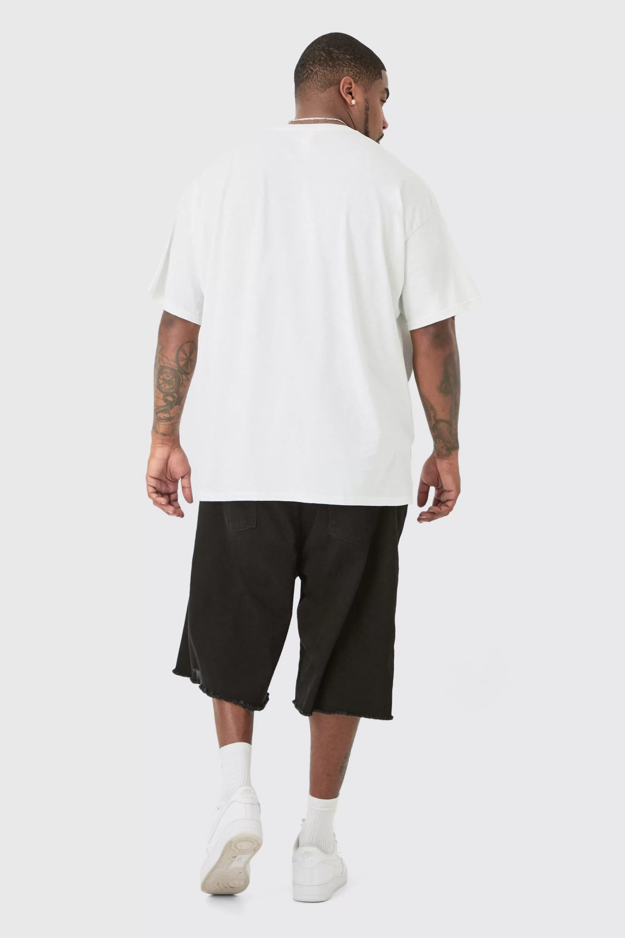 boohooMAN Plus Oversized Spiderman License T-shirt | UK white Outlet