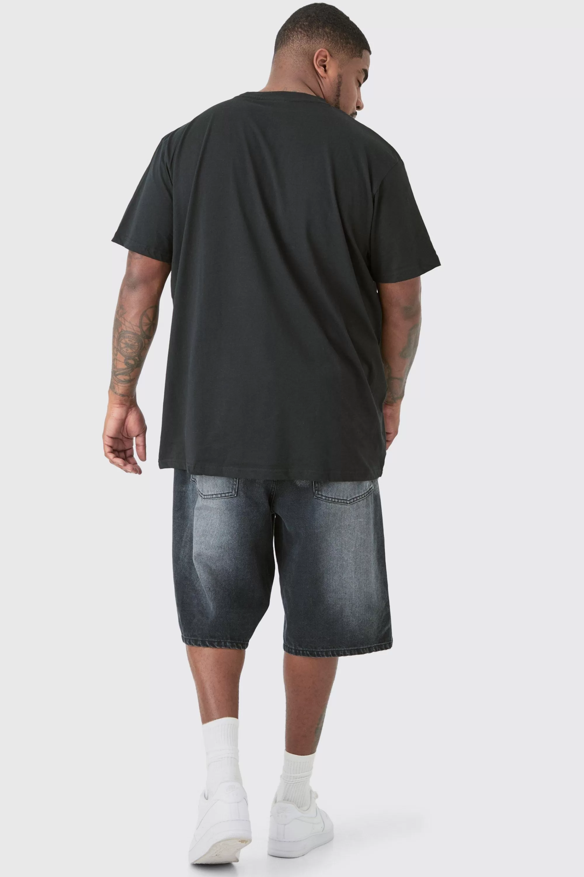 boohooMAN Plus Pokemon Gengar Printed Licensed T-shirt In | UK black Best Sale