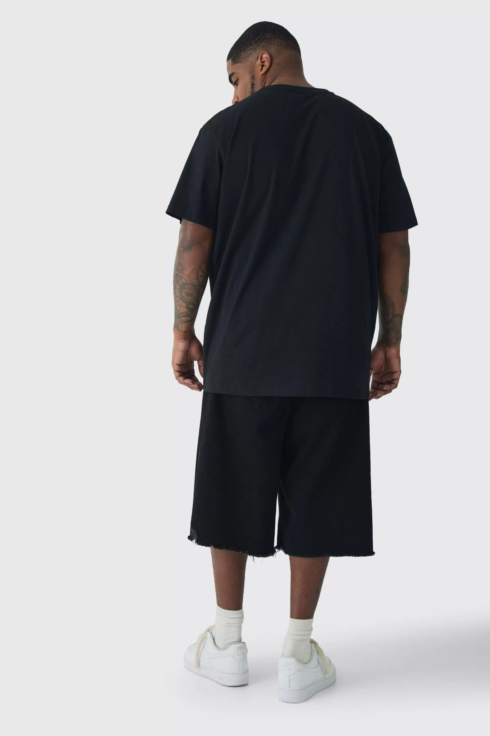 boohooMAN Plus Zelda License Print T-shirt | UK black Clearance