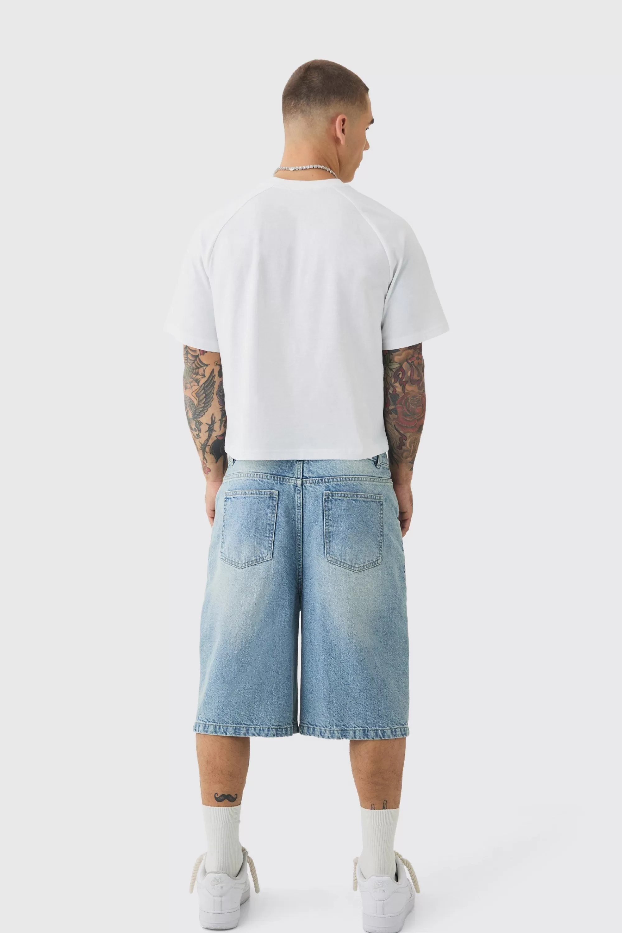 boohooMAN Raglan Sleeve Baby T-shirt | UK ecru Cheap