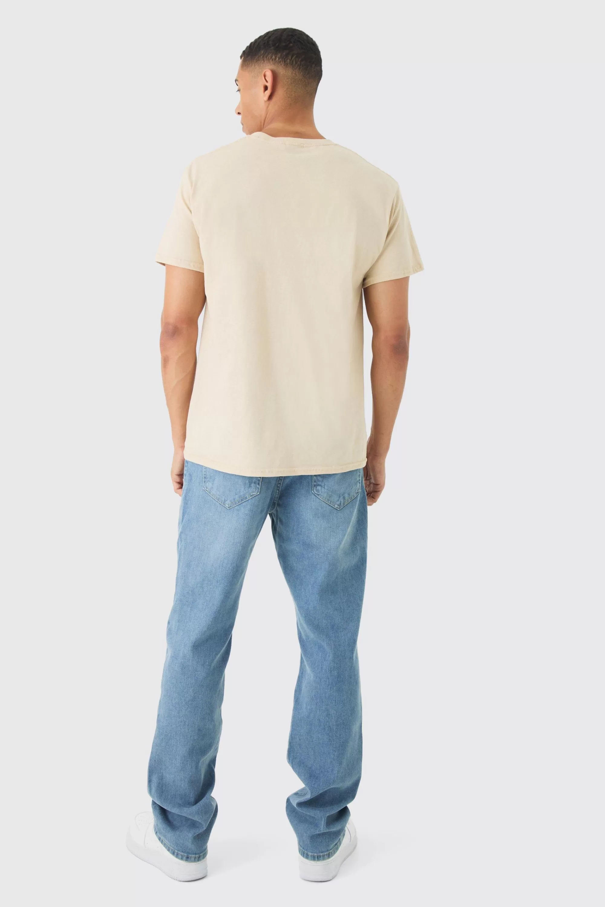 boohooMAN Regular Fit Kyoto Graphic T-Shirt | UK stone Outlet