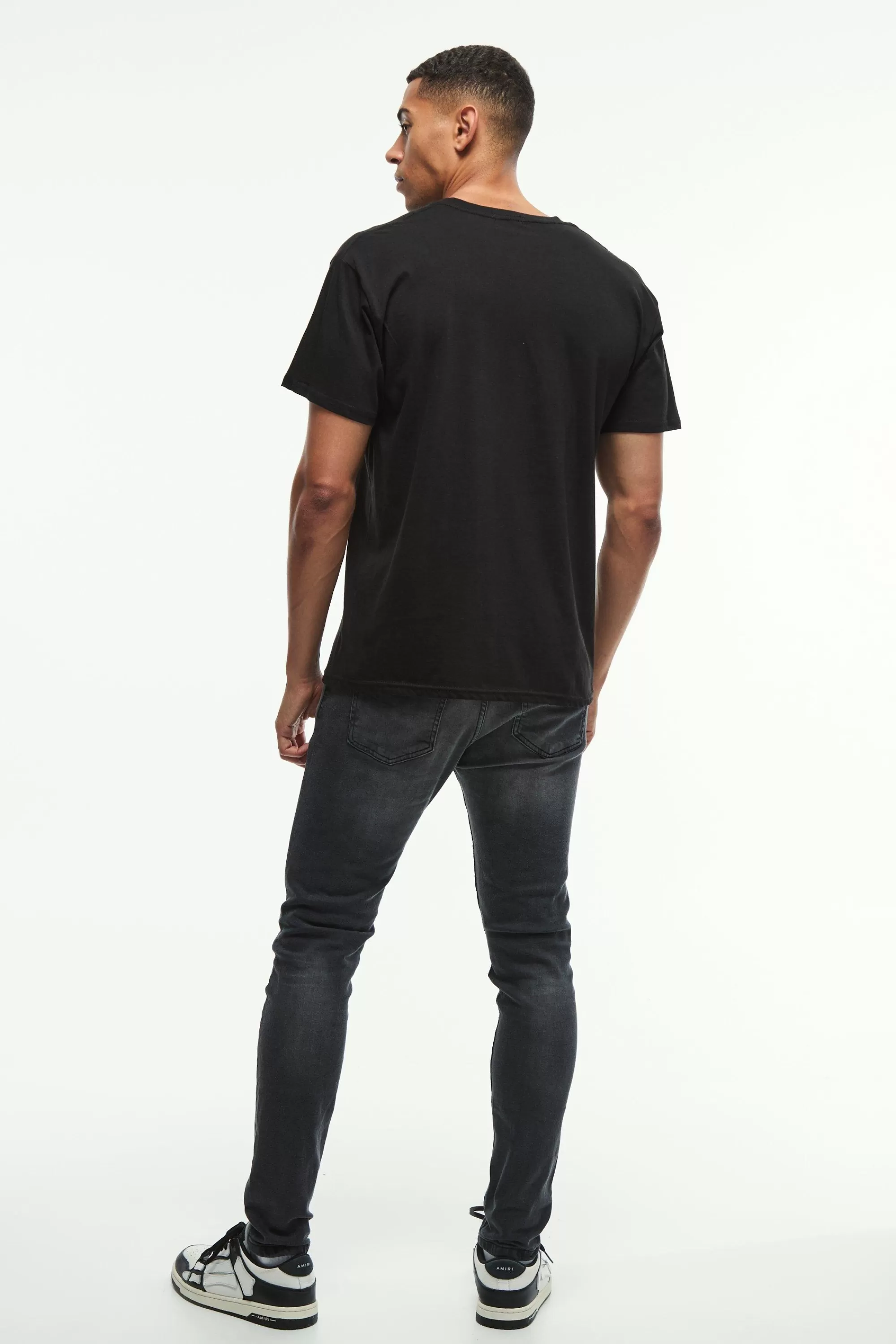 boohooMAN Regular Fit Limited Edition Gothic T-Shirt | UK black Flash Sale